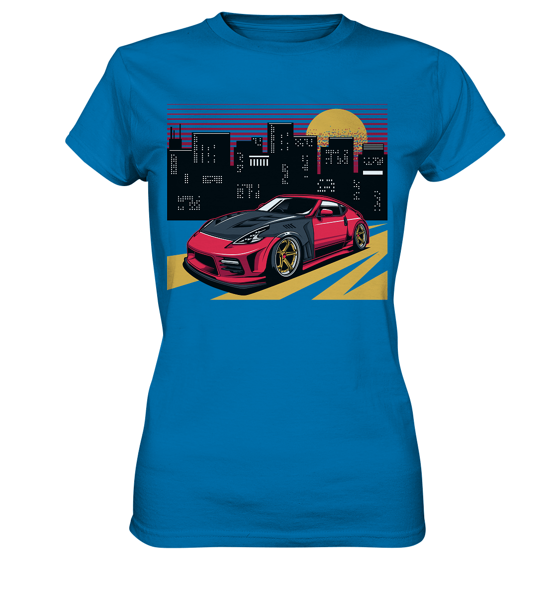 stanced Nissan 370Z - Ladies Premium Shirt - MotoMerch.de