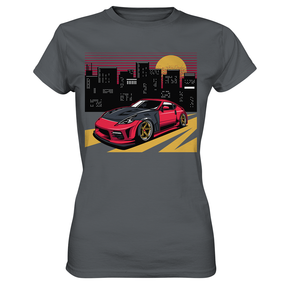 stanced Nissan 370Z - Ladies Premium Shirt - MotoMerch.de