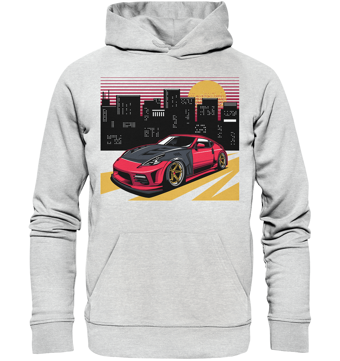 stanced Nissan 370Z - Premium Unisex Hoodie - MotoMerch.de
