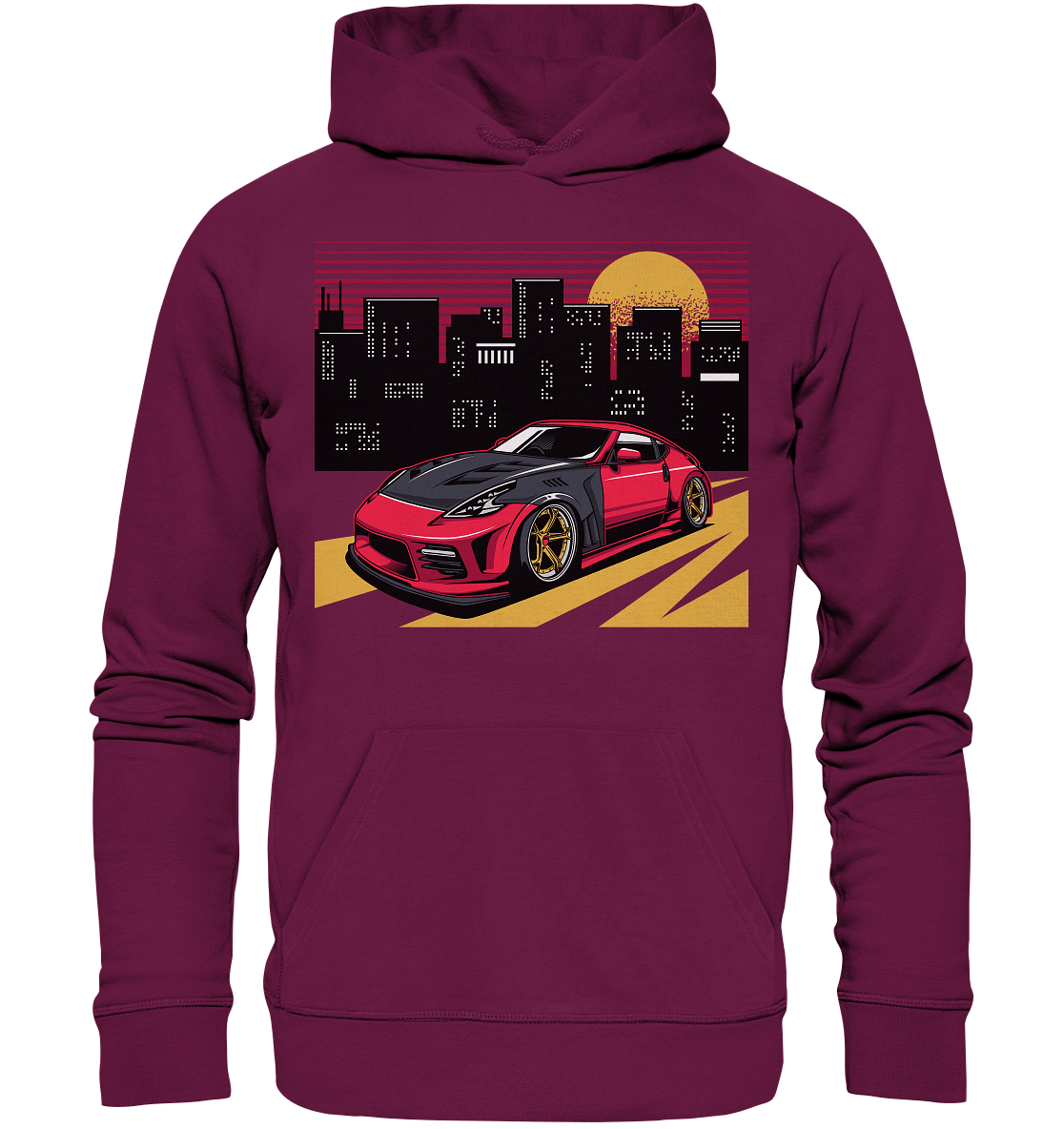 stanced Nissan 370Z - Premium Unisex Hoodie - MotoMerch.de