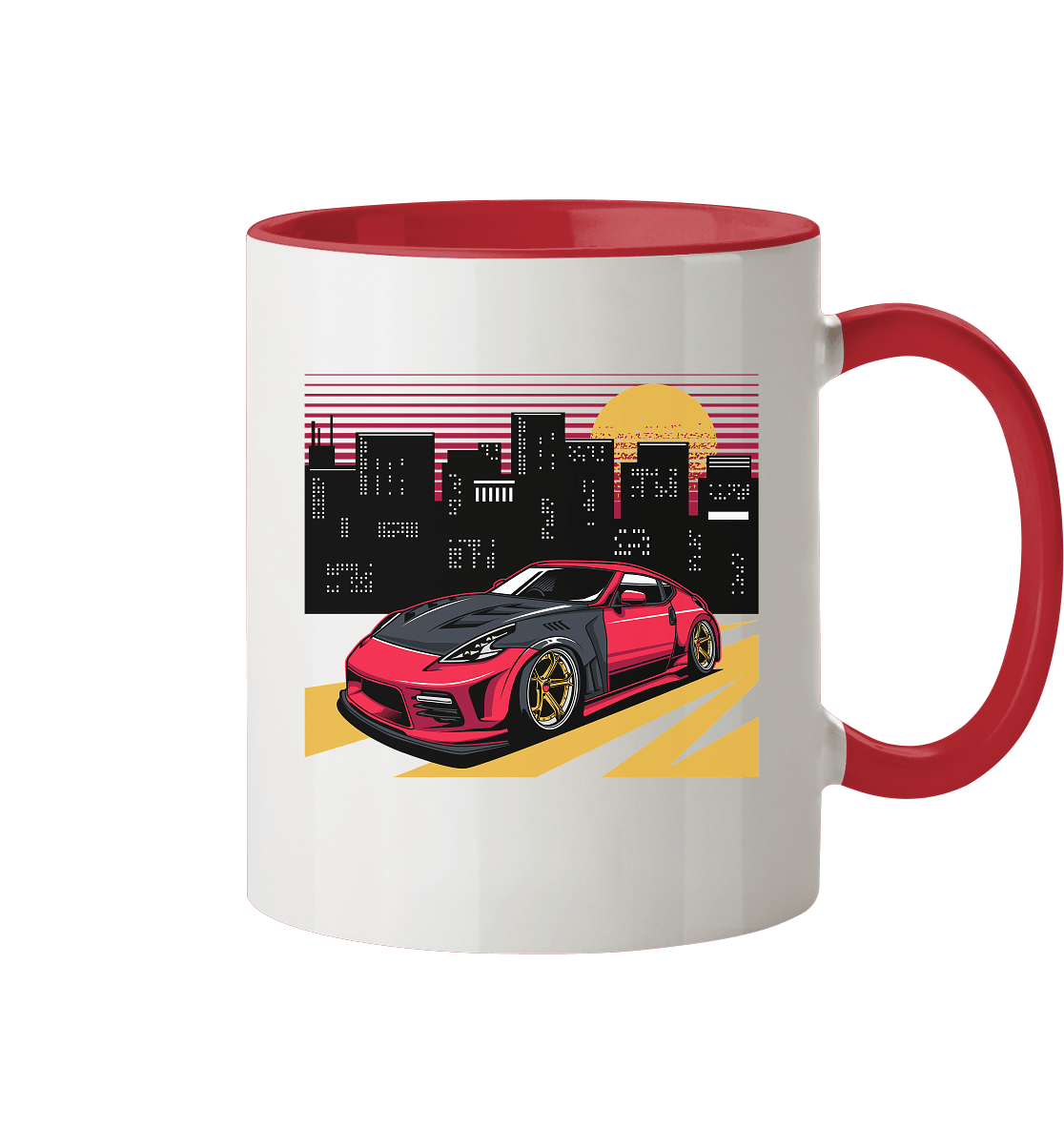 stanced Nissan 370Z - Tasse zweifarbig - MotoMerch.de