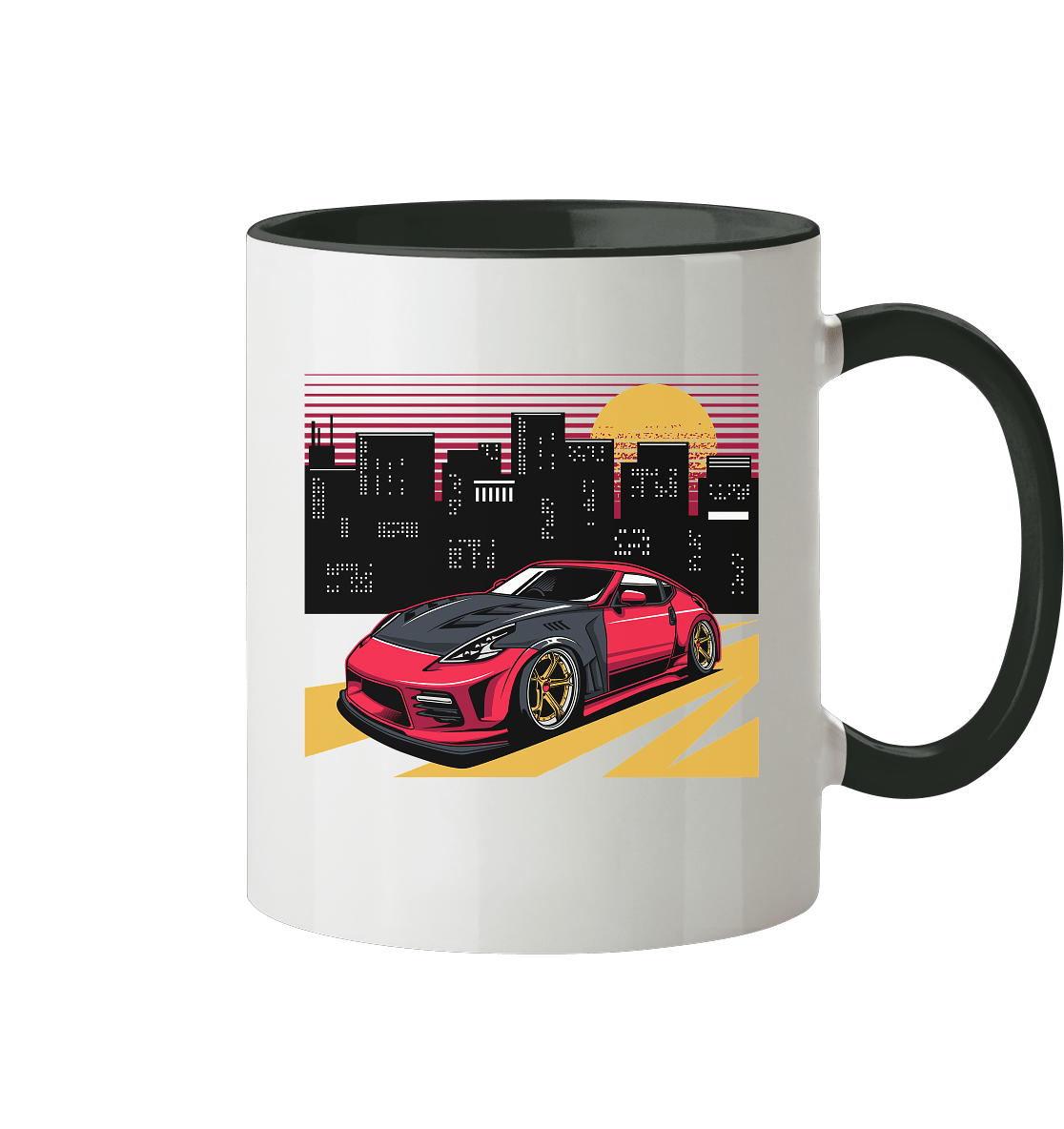 stanced Nissan 370Z - Tasse zweifarbig - MotoMerch.de