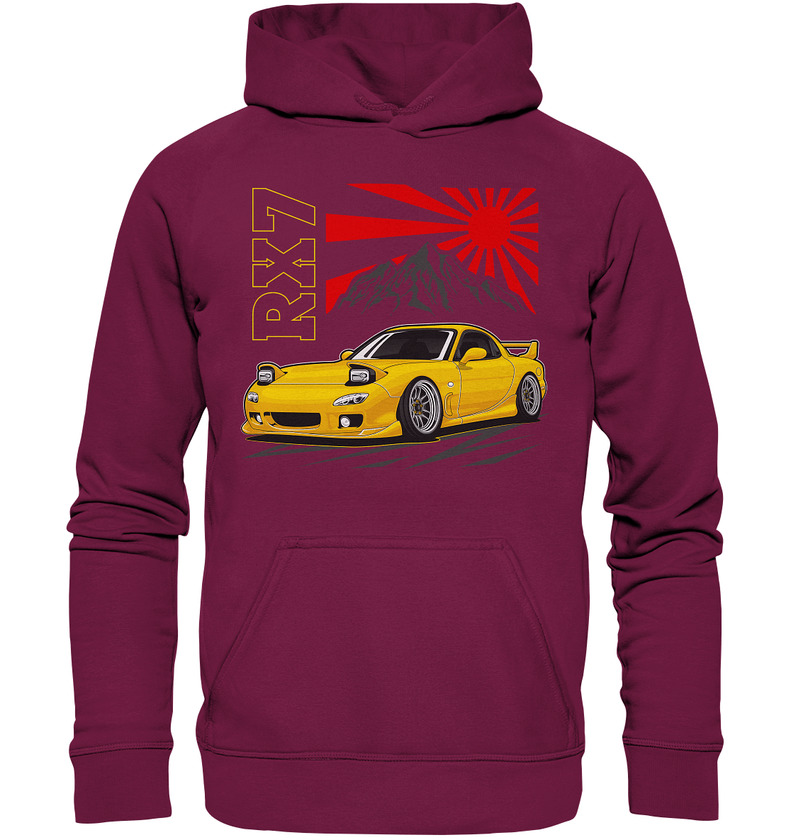 Stanced RX7 - Basic Unisex Hoodie - MotoMerch.de