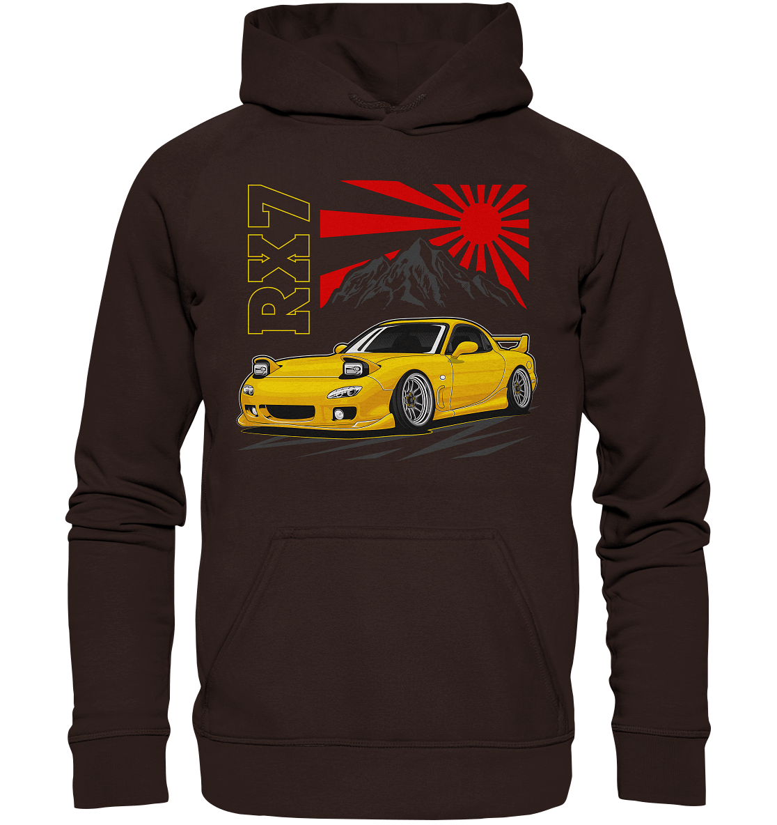 Stanced RX7 - Basic Unisex Hoodie - MotoMerch.de