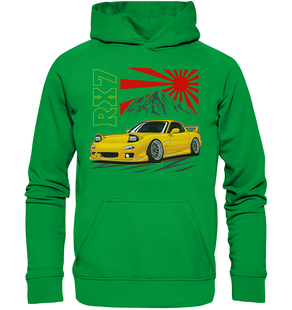 Stanced RX7 - Basic Unisex Hoodie - MotoMerch.de