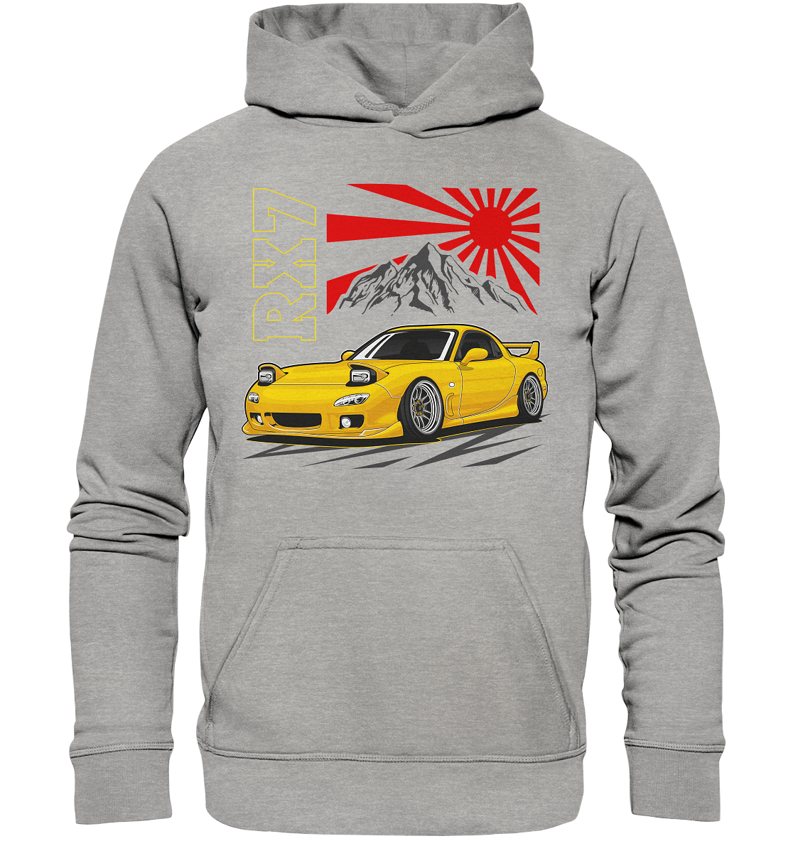 Stanced RX7 - Basic Unisex Hoodie - MotoMerch.de