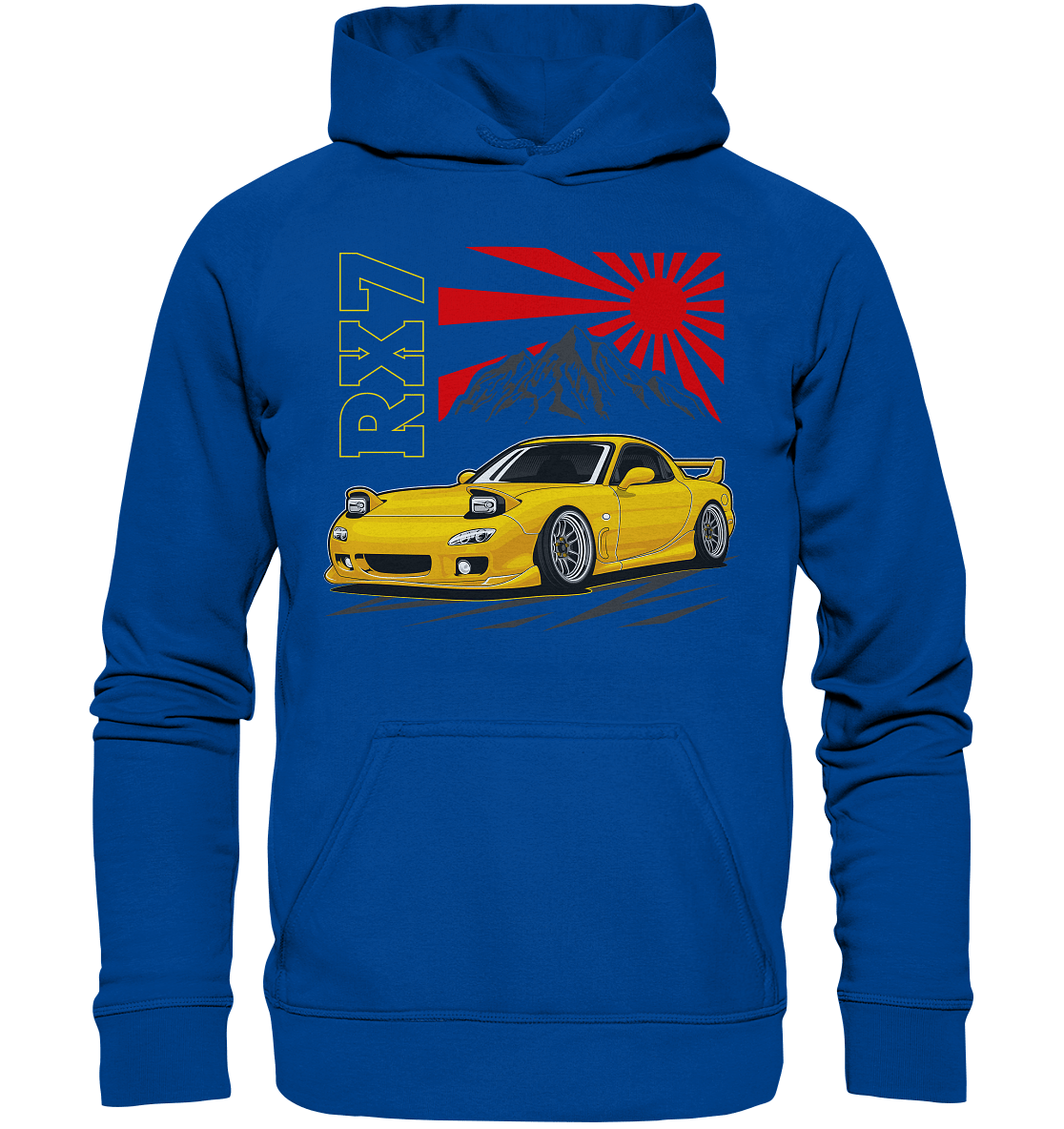 Stanced RX7 - Basic Unisex Hoodie - MotoMerch.de