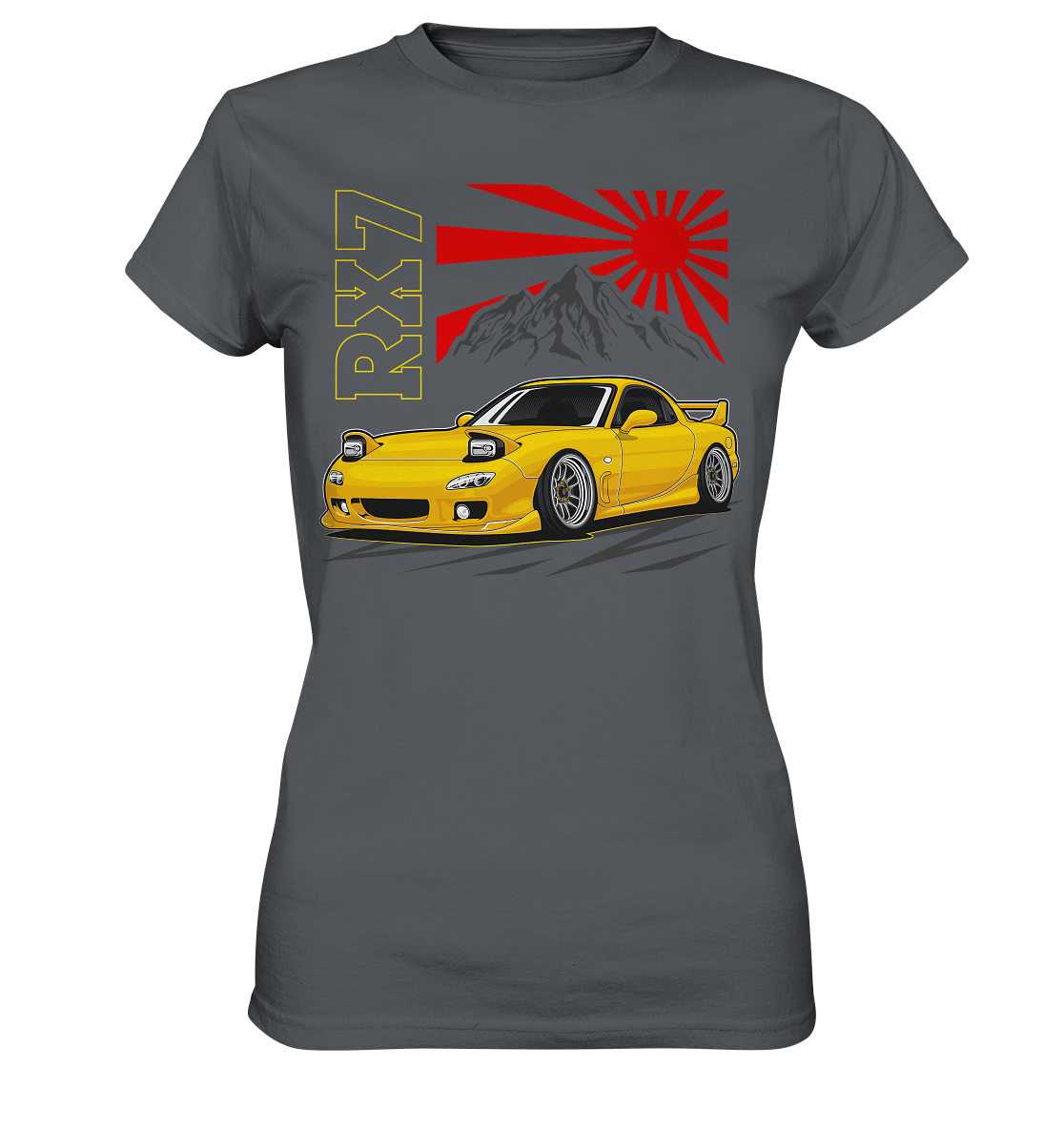 Stanced RX7 - Ladies Premium Shirt - MotoMerch.de