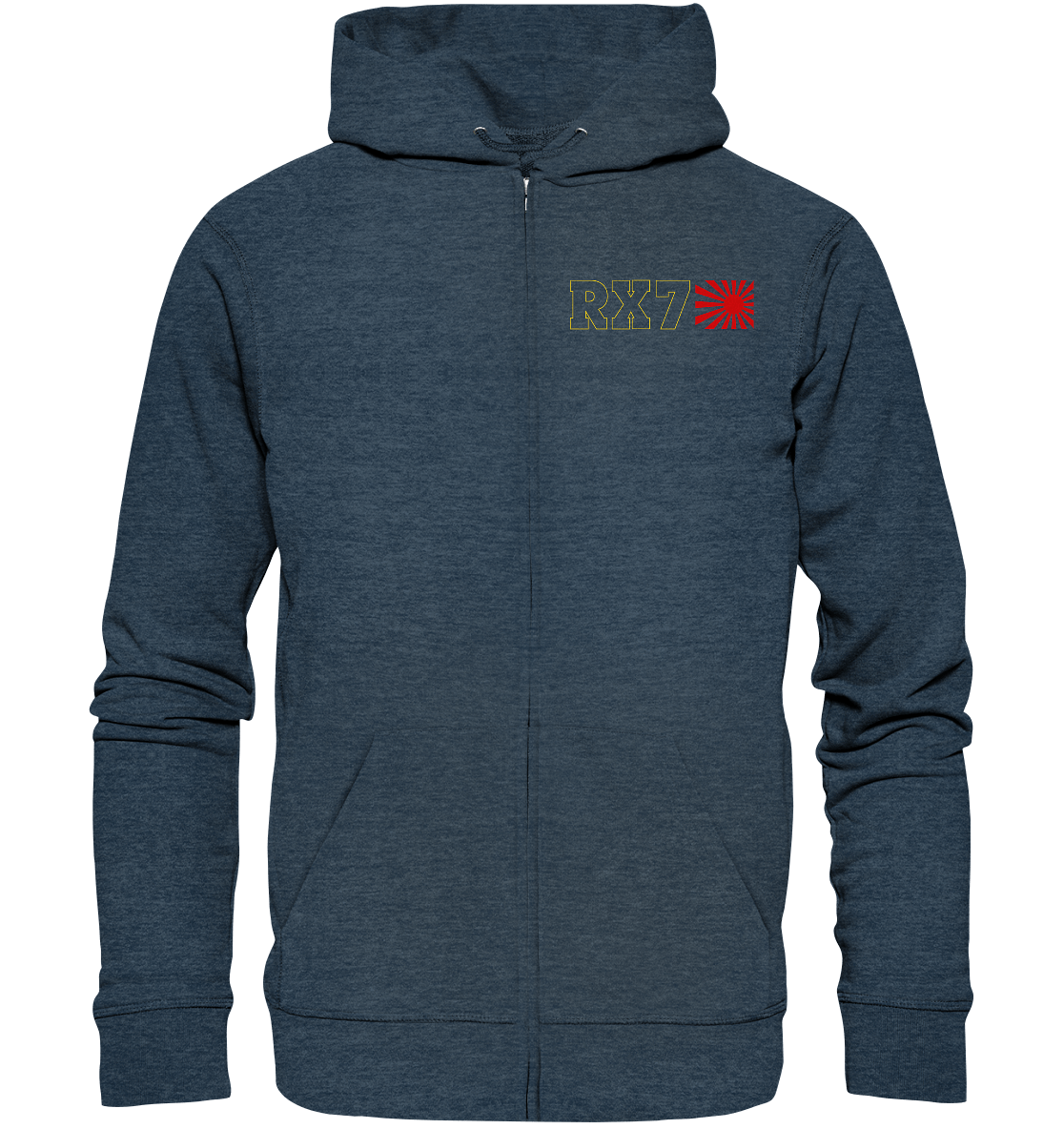 Stanced RX7 - Organic Zipper - MotoMerch.de