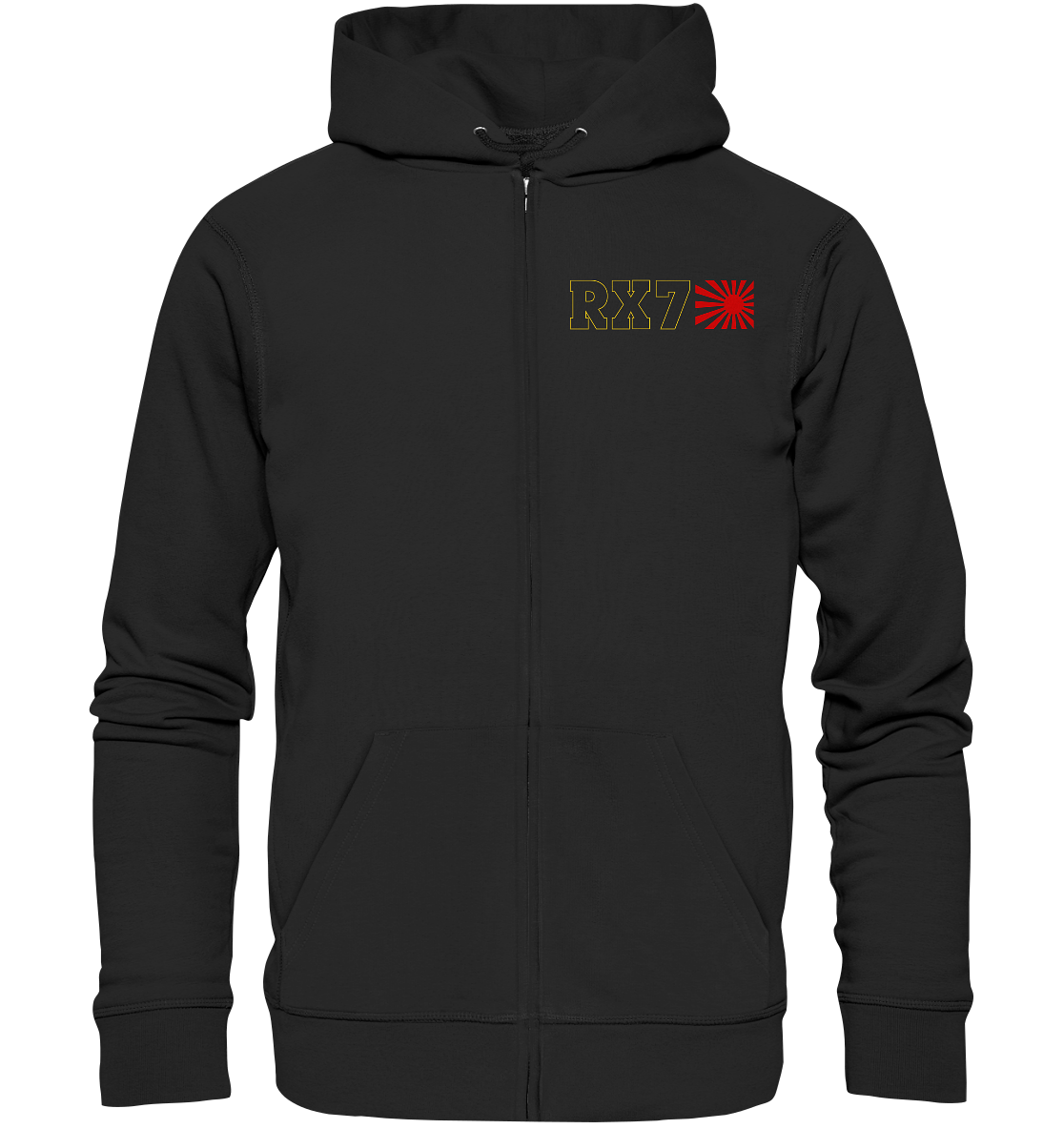 Stanced RX7 - Organic Zipper - MotoMerch.de
