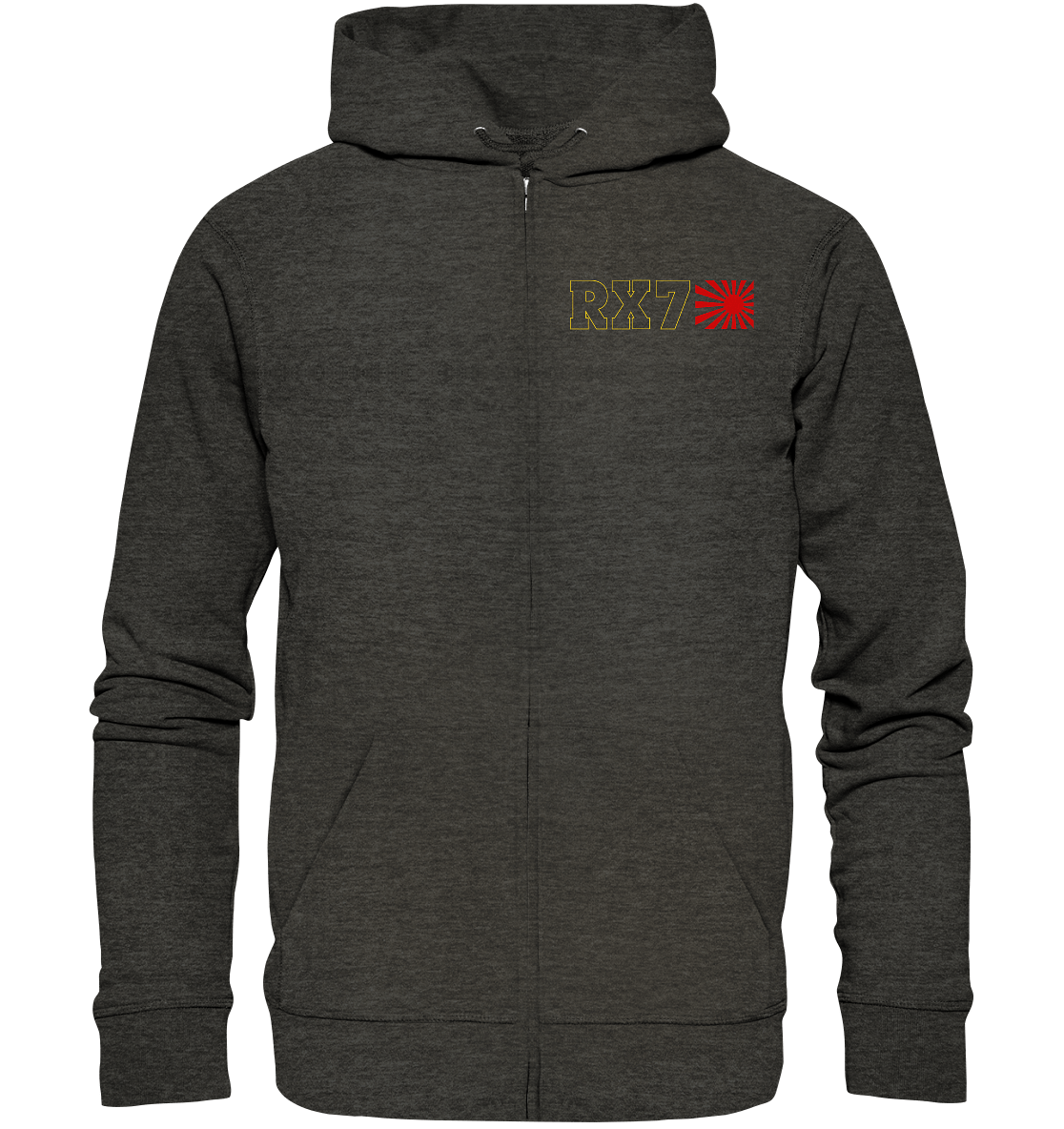 Stanced RX7 - Organic Zipper - MotoMerch.de