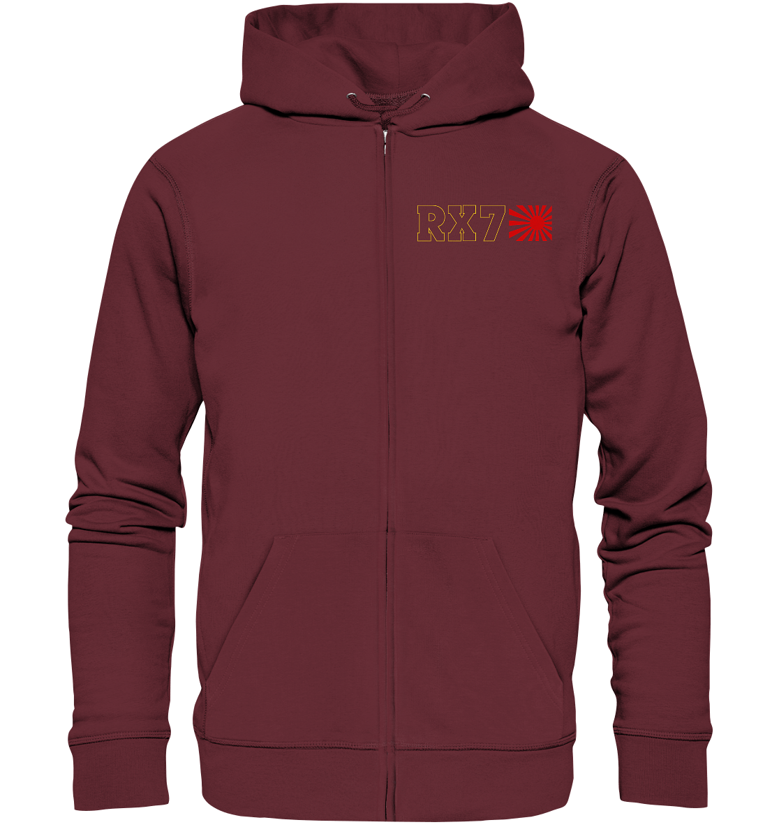 Stanced RX7 - Organic Zipper - MotoMerch.de