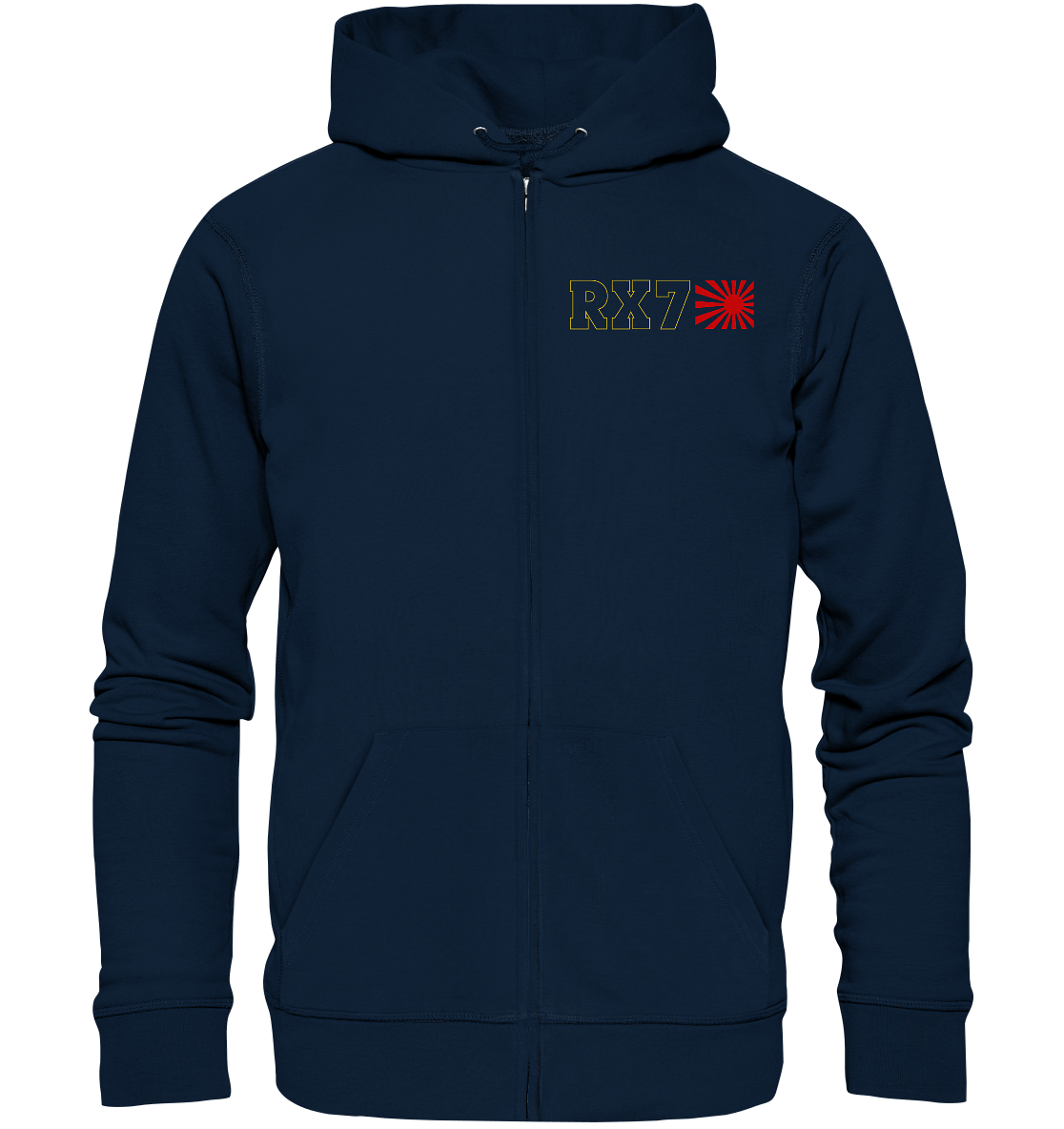 Stanced RX7 - Organic Zipper - MotoMerch.de