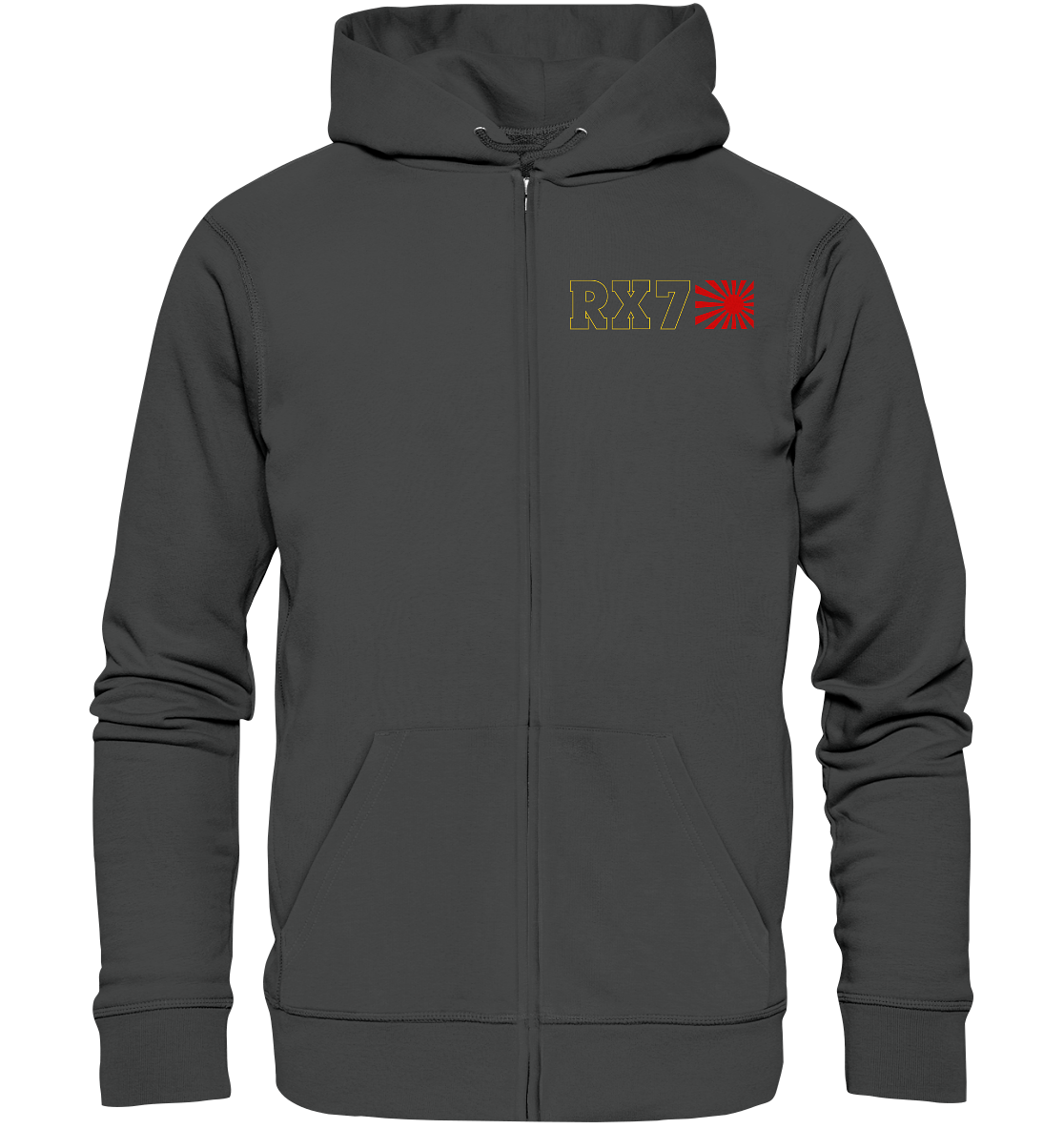 Stanced RX7 - Organic Zipper - MotoMerch.de