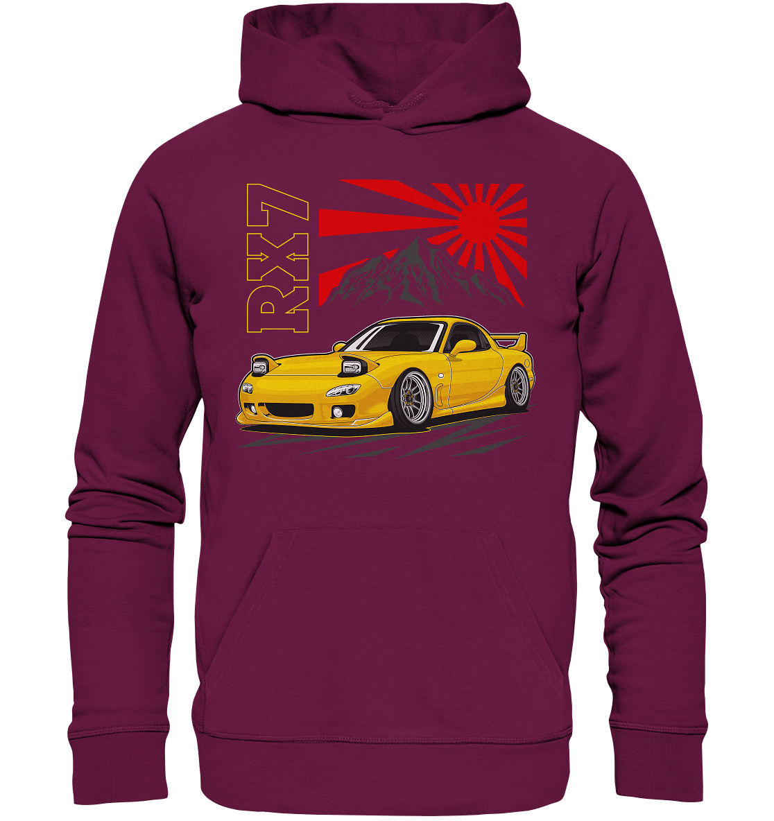 Stanced RX7 - Premium Unisex Hoodie - MotoMerch.de