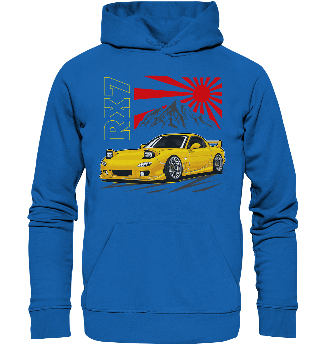 Stanced RX7 - Premium Unisex Hoodie - MotoMerch.de