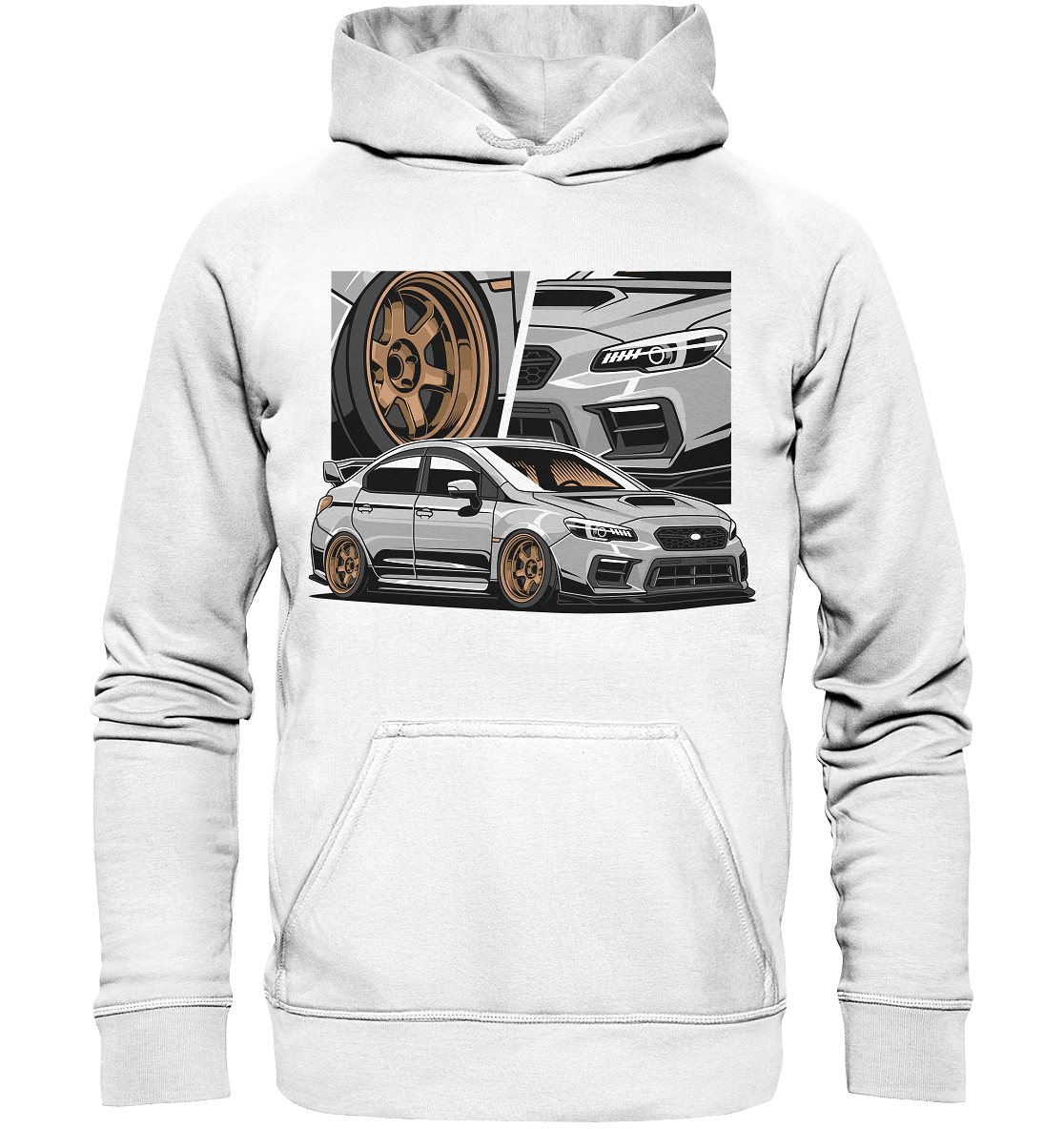 stanced WRX - Basic Unisex Hoodie - MotoMerch.de