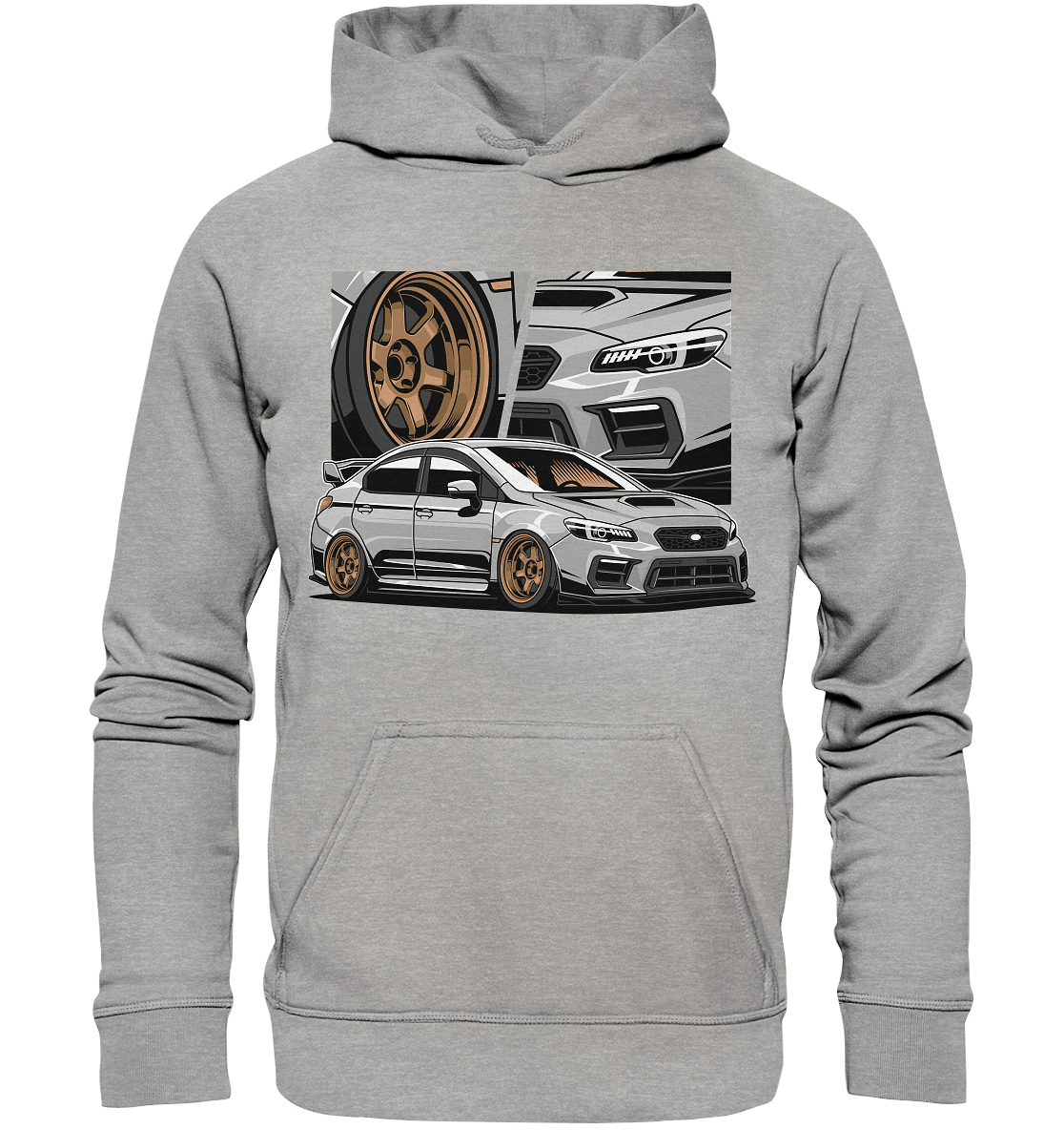 stanced WRX - Basic Unisex Hoodie - MotoMerch.de