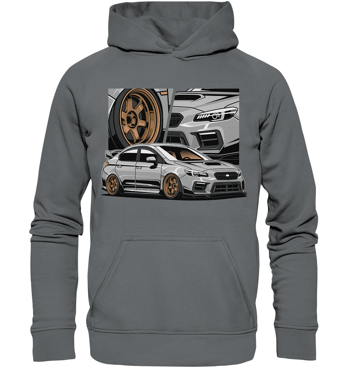 stanced WRX - Basic Unisex Hoodie - MotoMerch.de