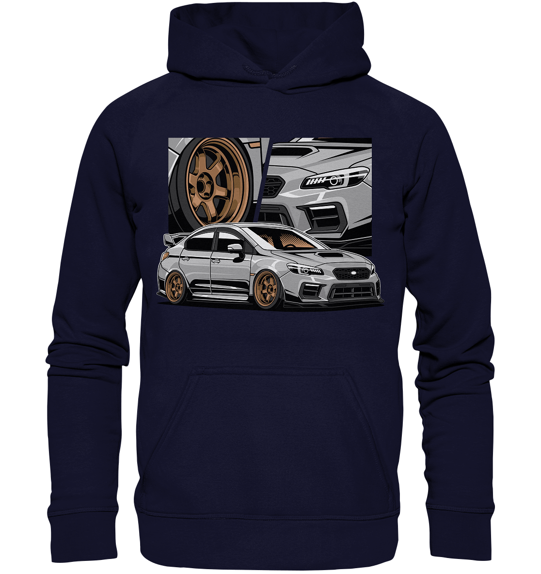 stanced WRX - Basic Unisex Hoodie XL - MotoMerch.de