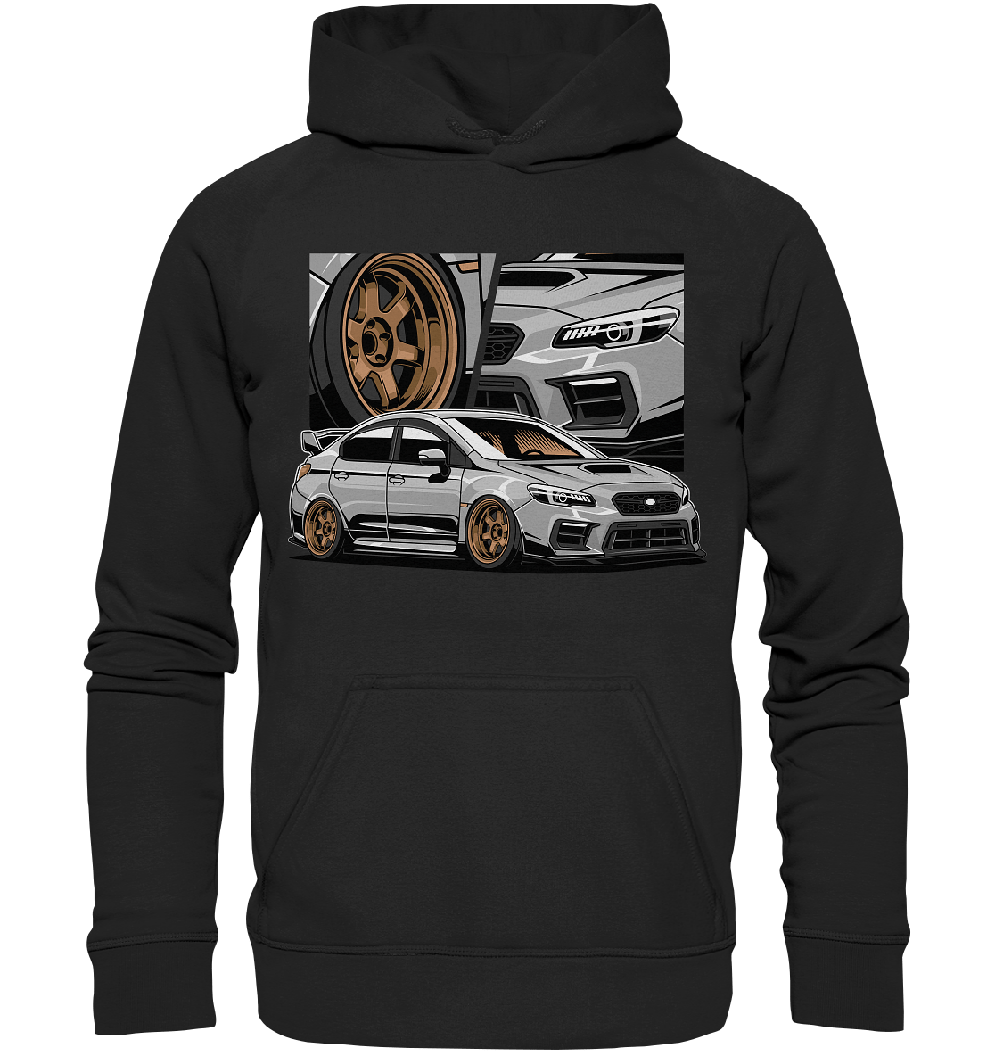 stanced WRX - Basic Unisex Hoodie XL - MotoMerch.de