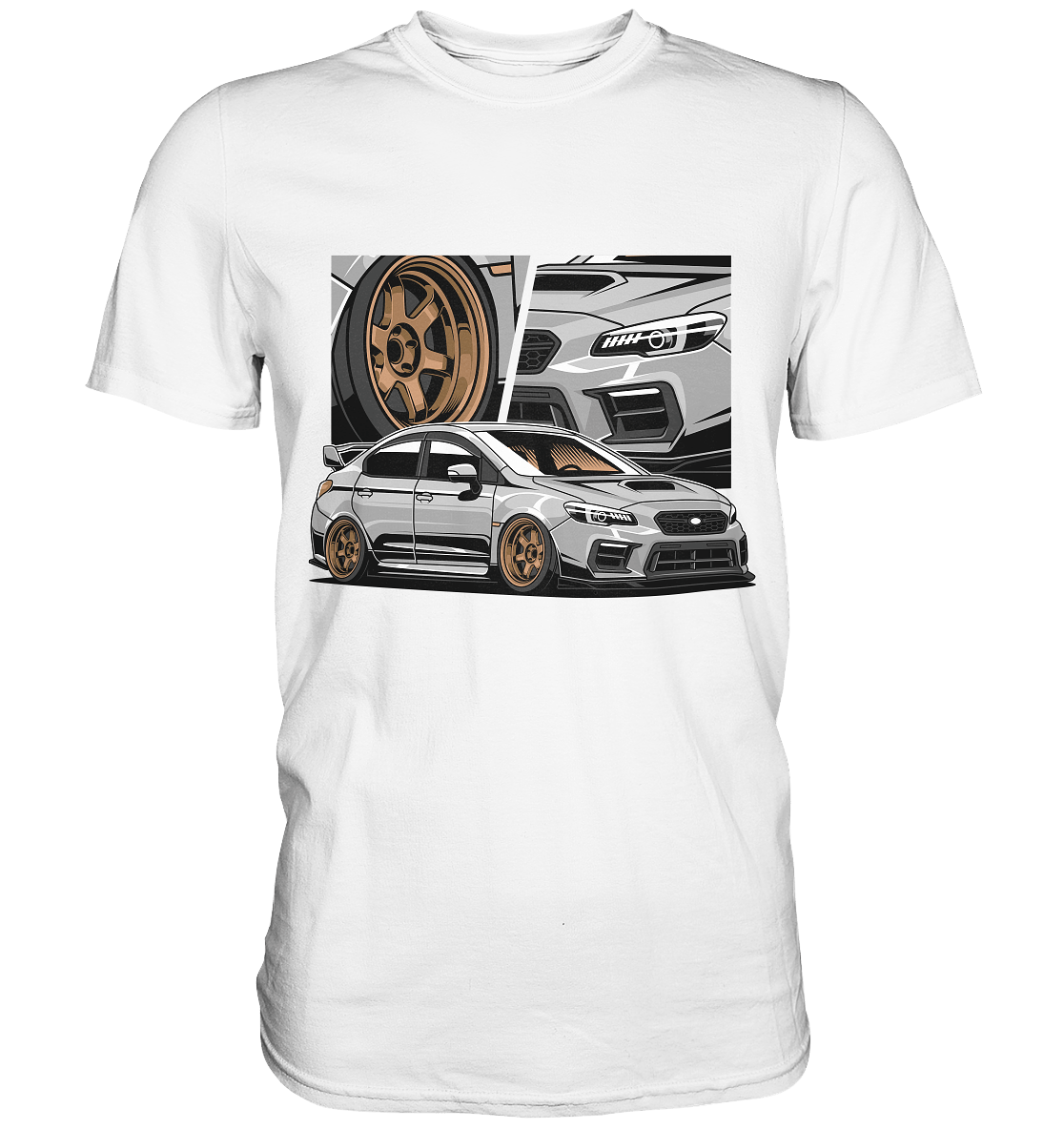stanced WRX - Premium Shirt - MotoMerch.de