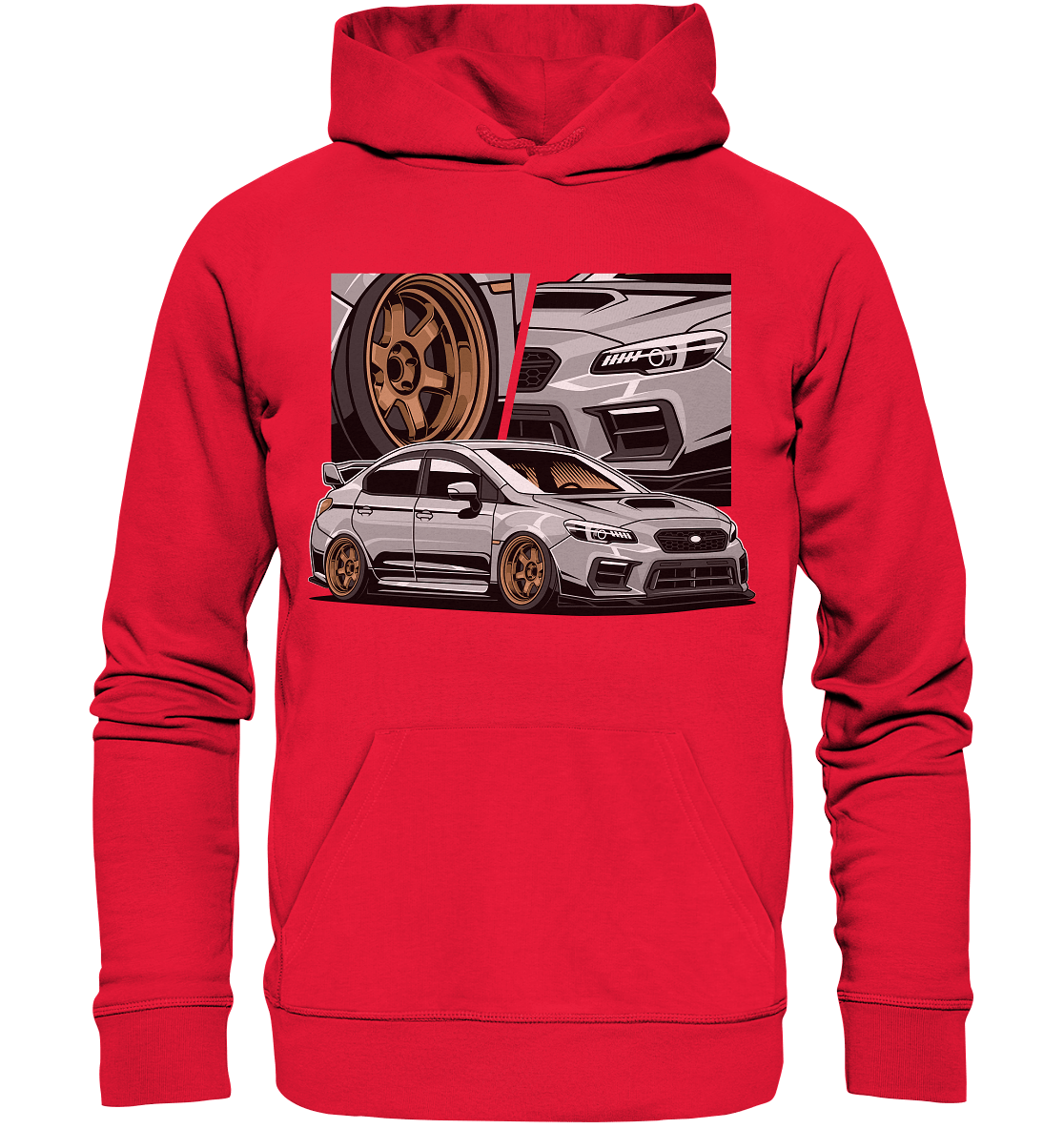 stanced WRX - Premium Unisex Hoodie - MotoMerch.de