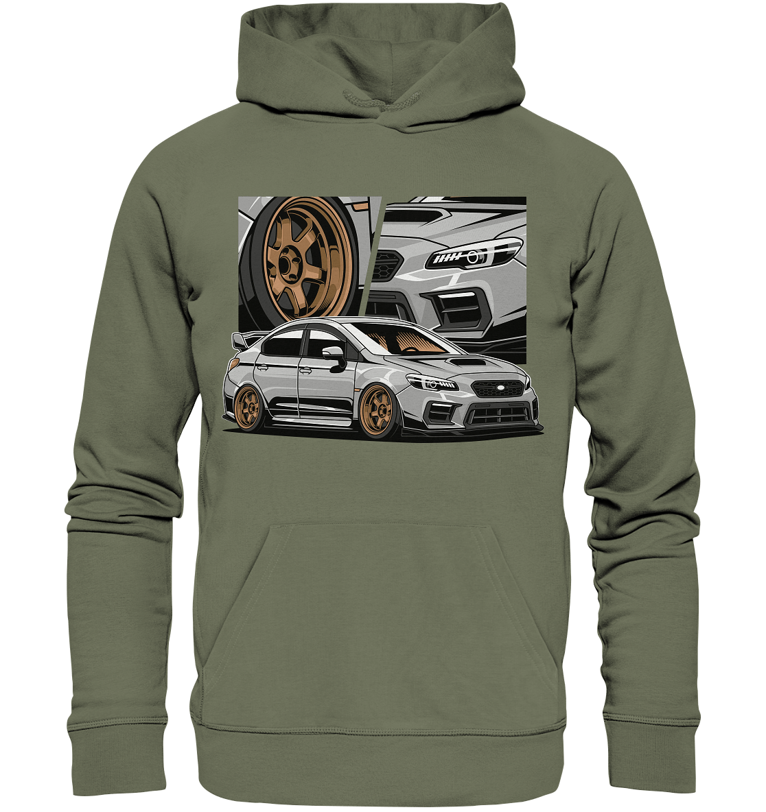 stanced WRX - Premium Unisex Hoodie - MotoMerch.de