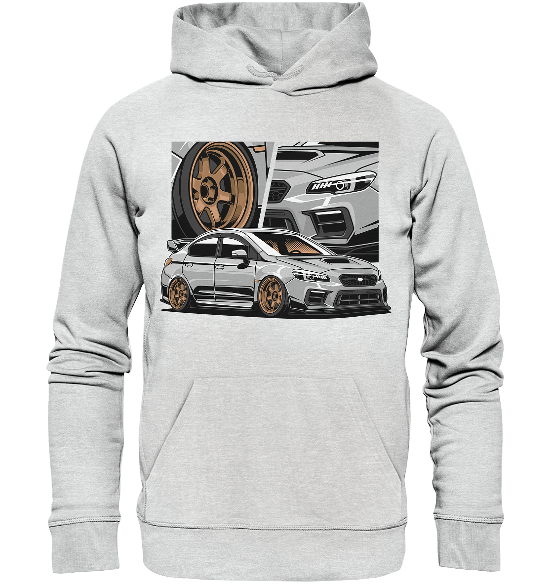stanced WRX - Premium Unisex Hoodie - MotoMerch.de