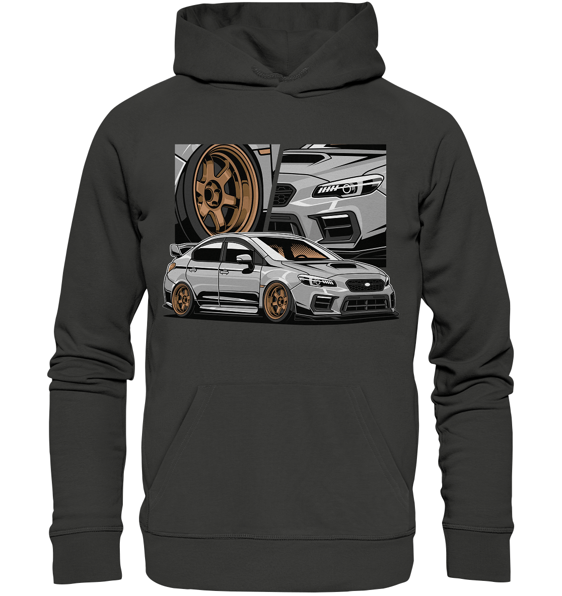 stanced WRX - Premium Unisex Hoodie - MotoMerch.de
