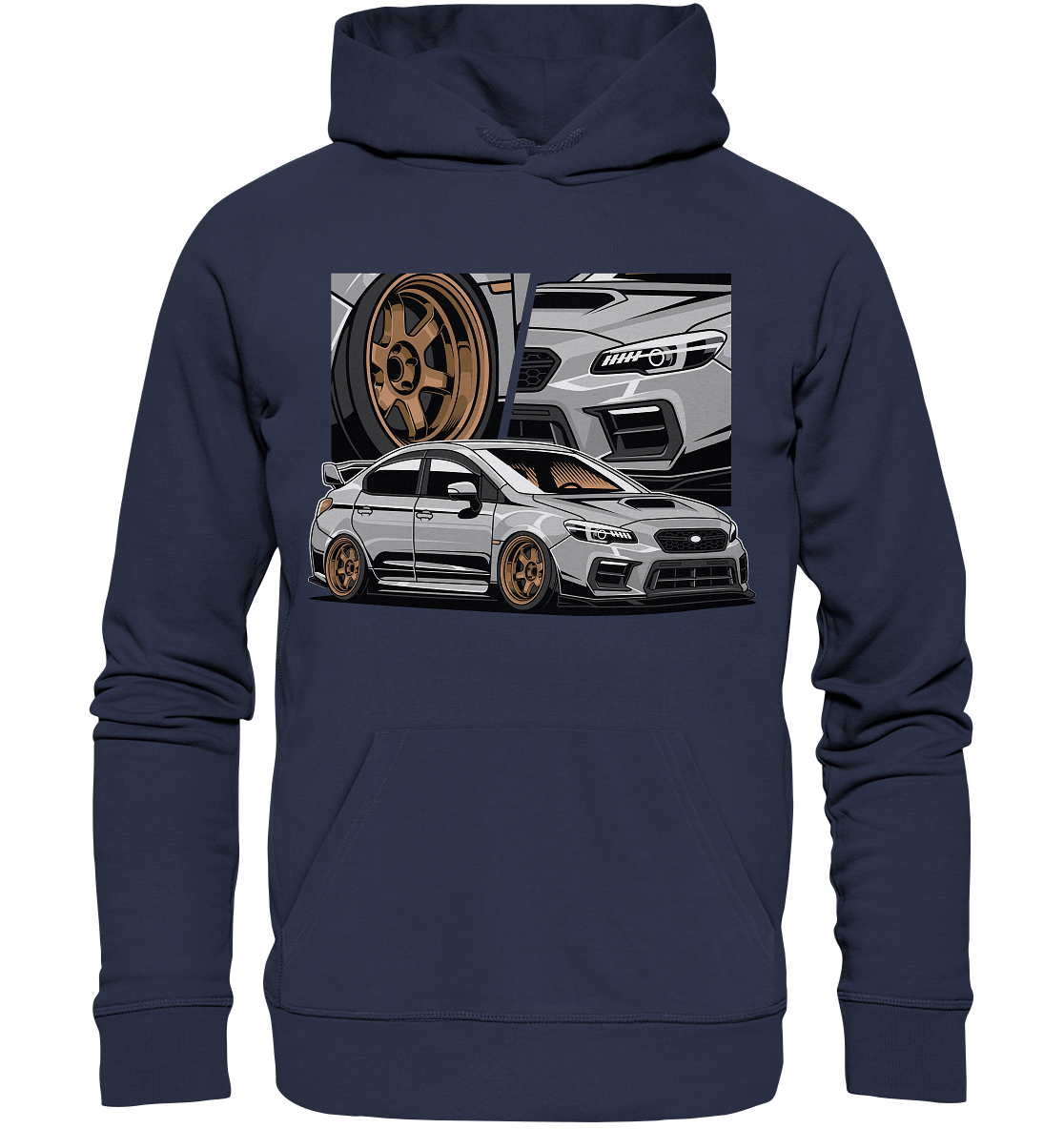stanced WRX - Premium Unisex Hoodie - MotoMerch.de