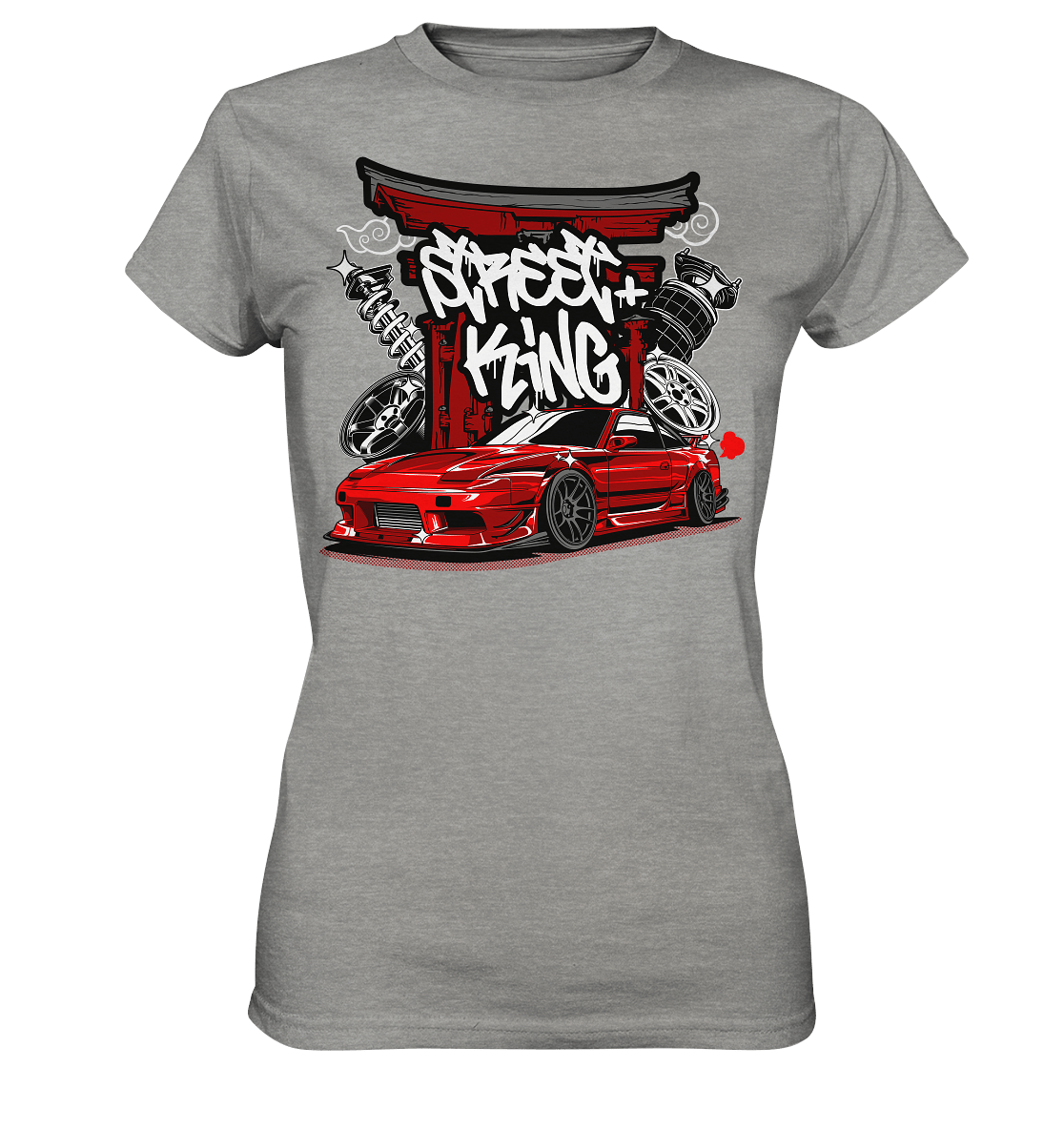 Street King Nissan Silvia S13 - Ladies Premium Shirt - MotoMerch.de