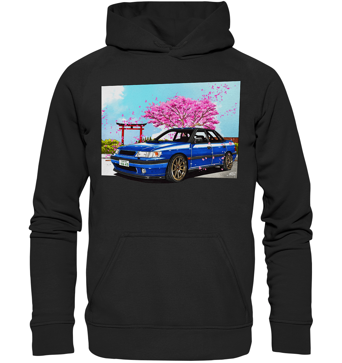 Subaru Legacy RS Turbo - Basic Unisex Hoodie - MotoMerch.de