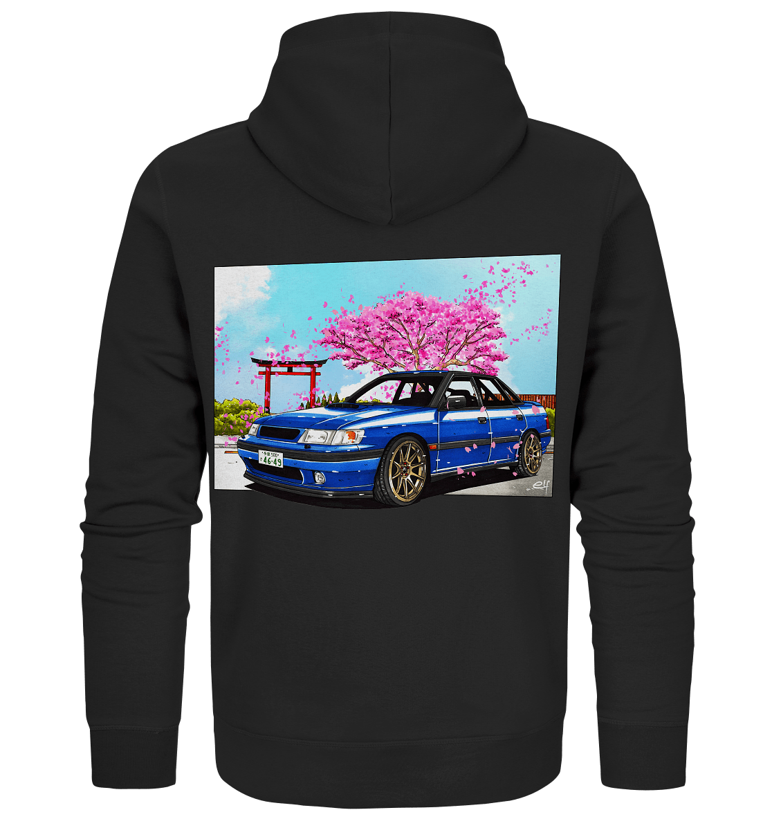 Subaru Legacy RS Turbo - Organic Zipper - MotoMerch.de
