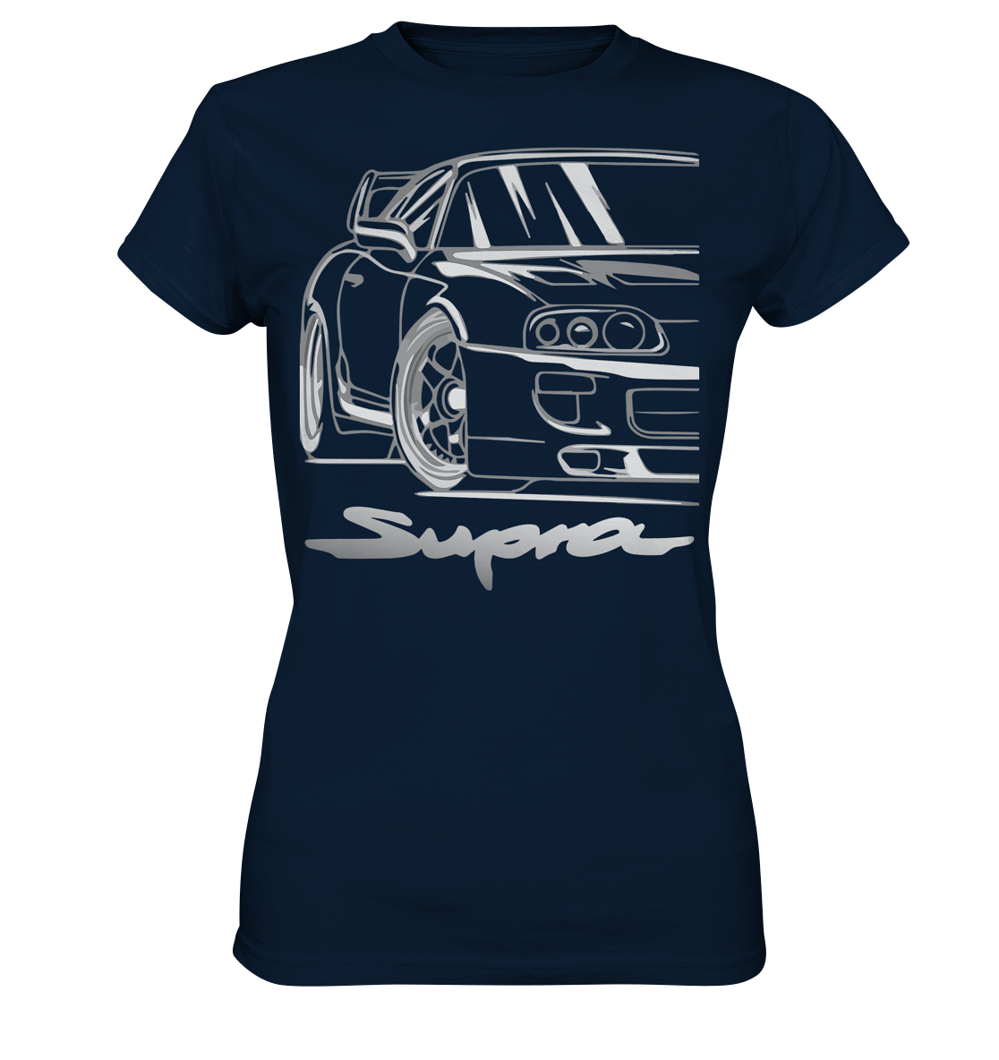Supra MK4 Front - Ladies Premium Shirt - MotoMerch.de