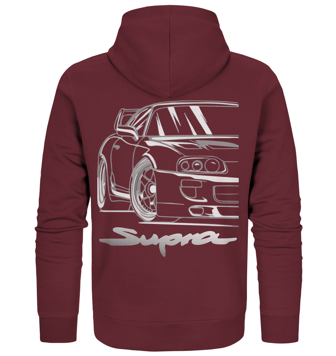 Supra MK4 Front - Organic Zipper - MotoMerch.de