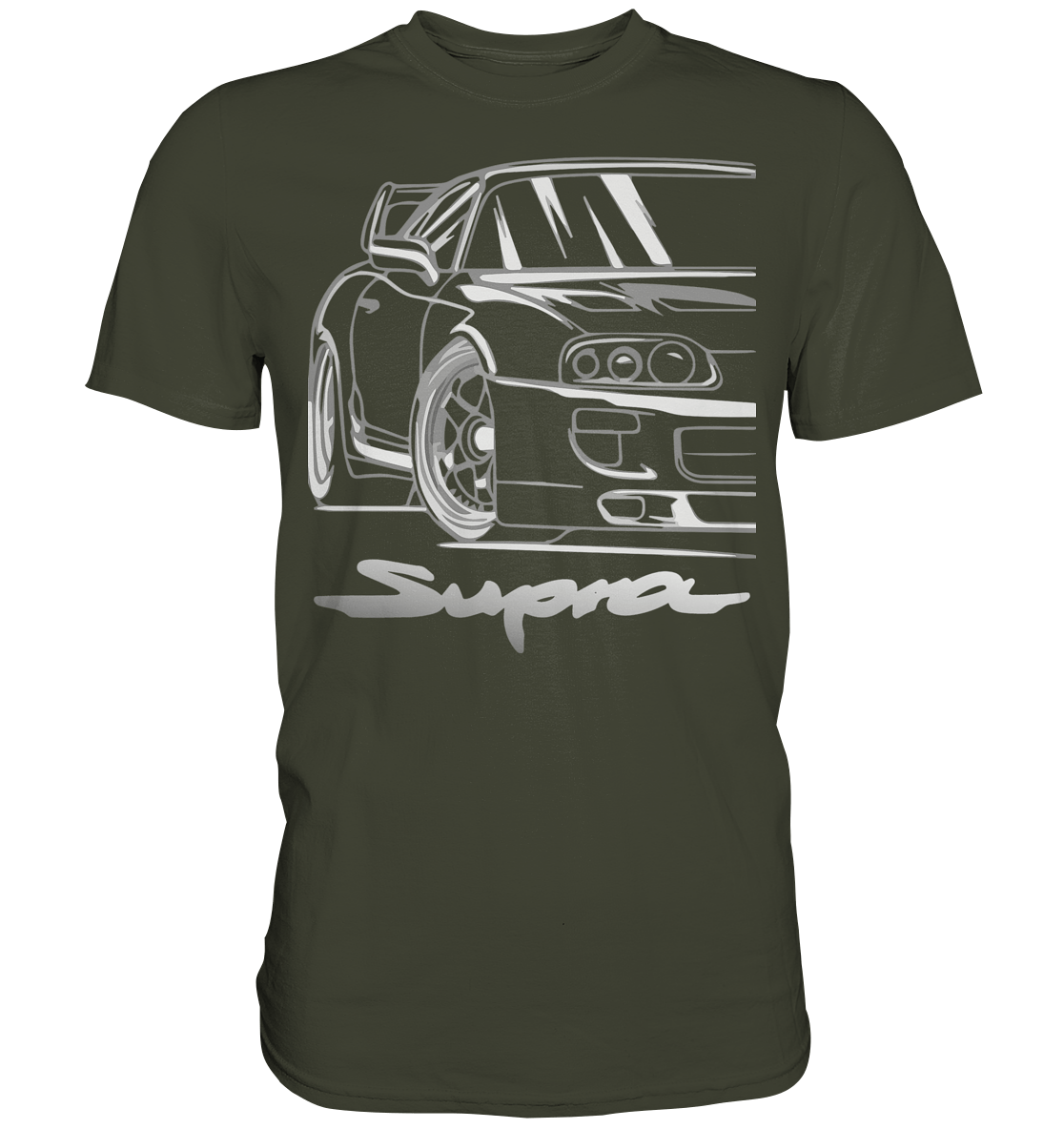 Supra MK4 Front - Premium Shirt - MotoMerch.de