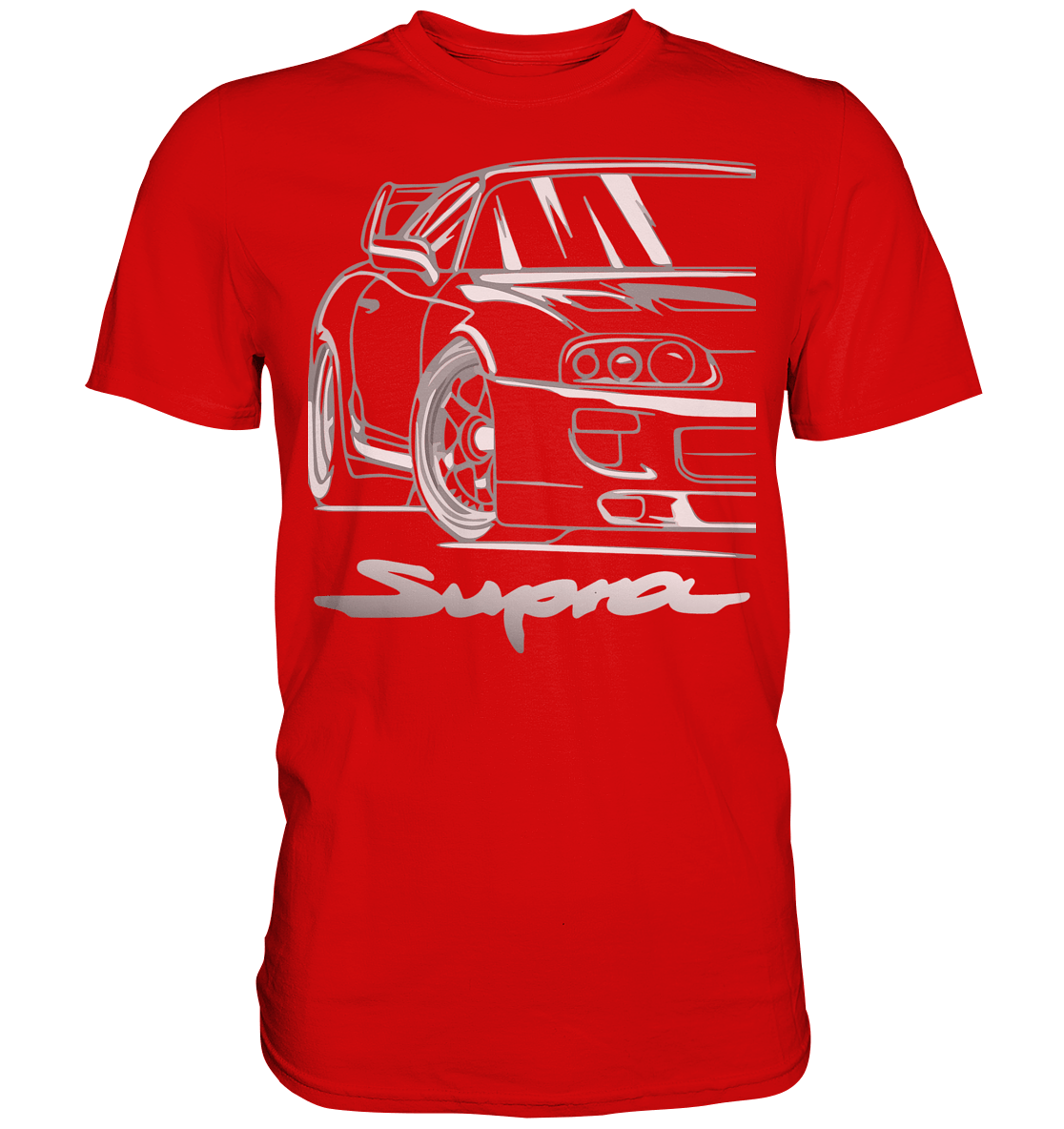 Supra MK4 Front - Premium Shirt - MotoMerch.de