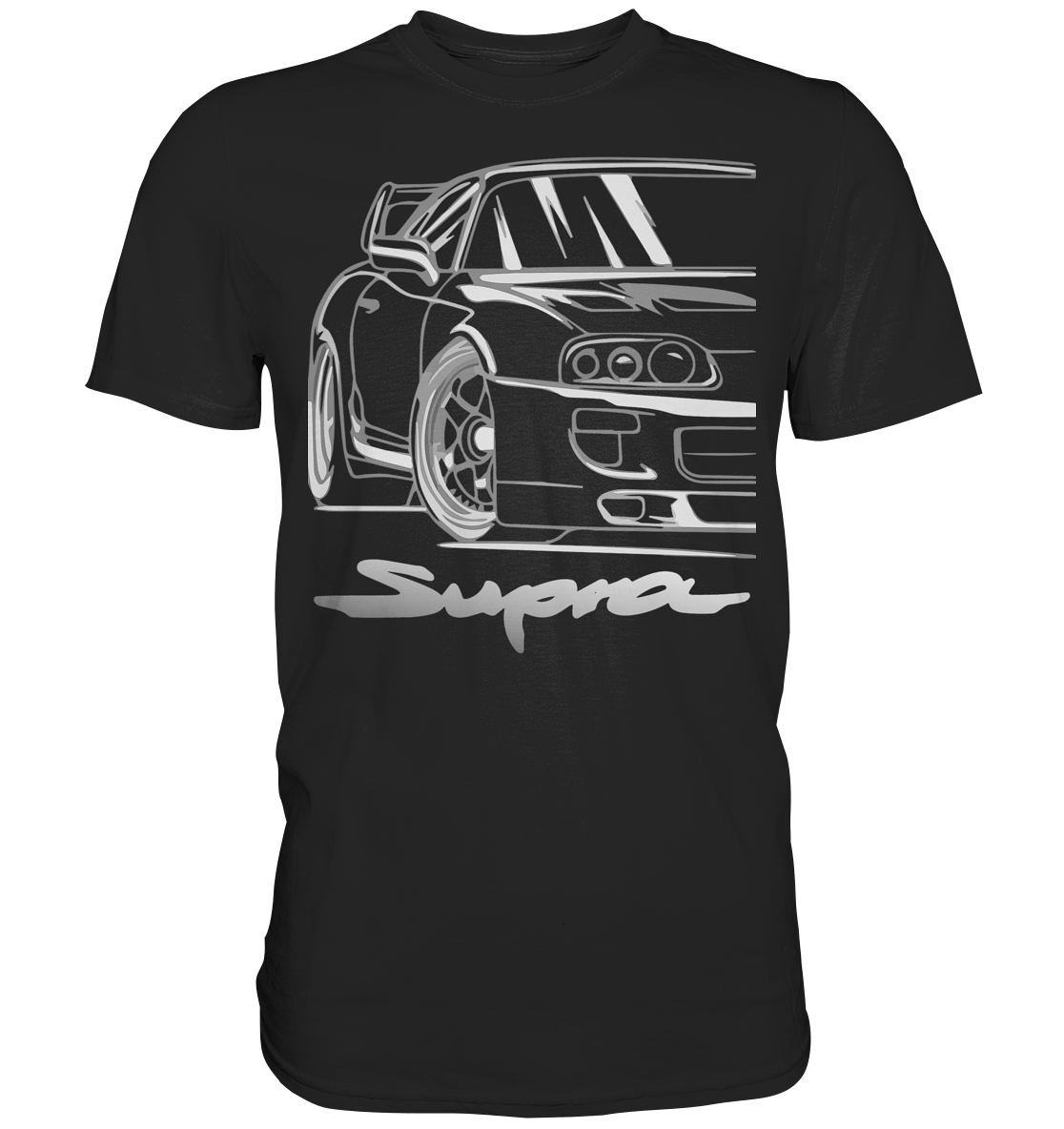 Supra MK4 Front - Premium Shirt - MotoMerch.de