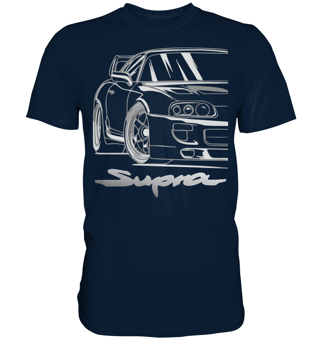 Supra MK4 Front - Premium Shirt - MotoMerch.de