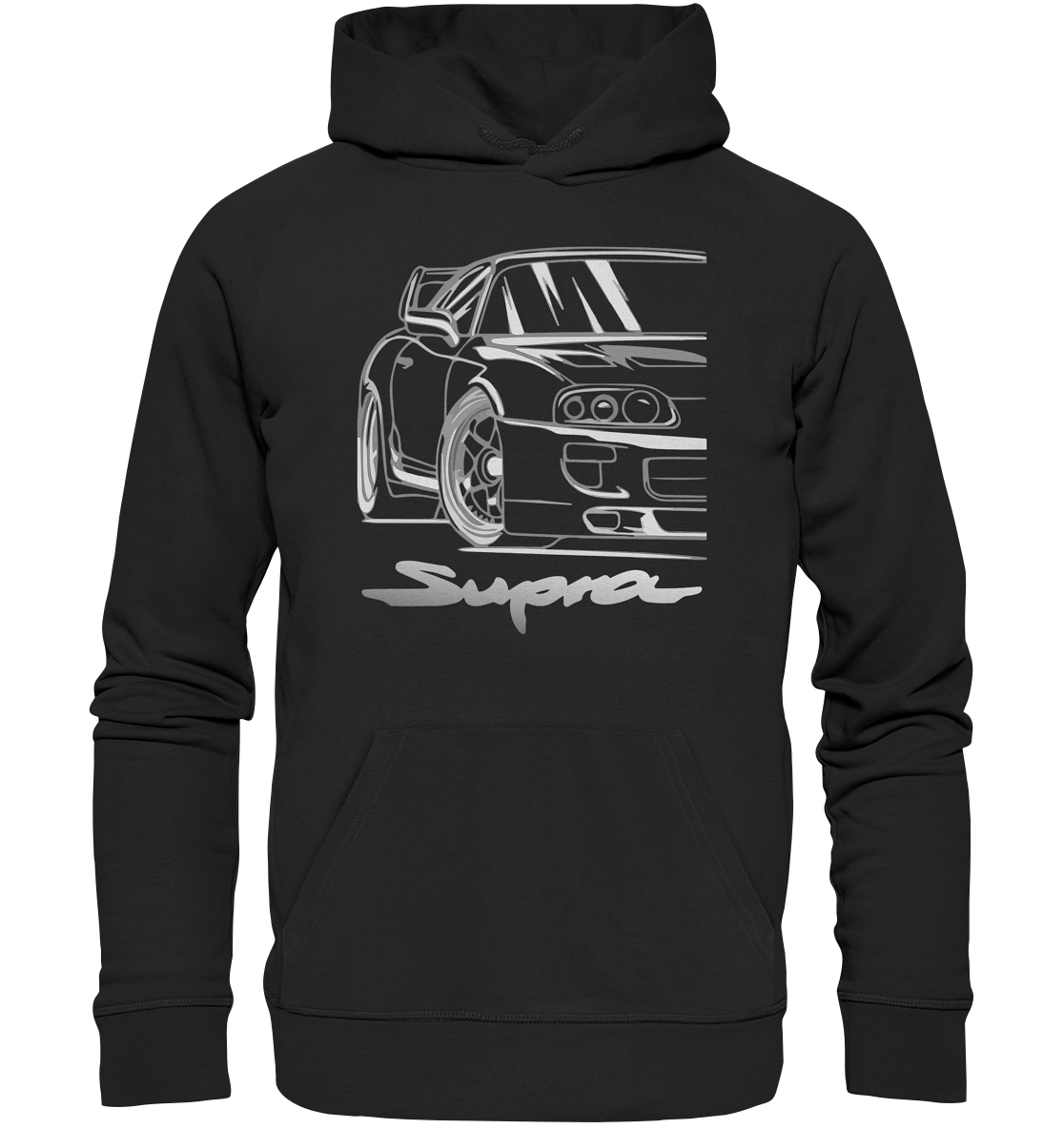 Supra MK4 Front - Premium Unisex Hoodie - MotoMerch.de