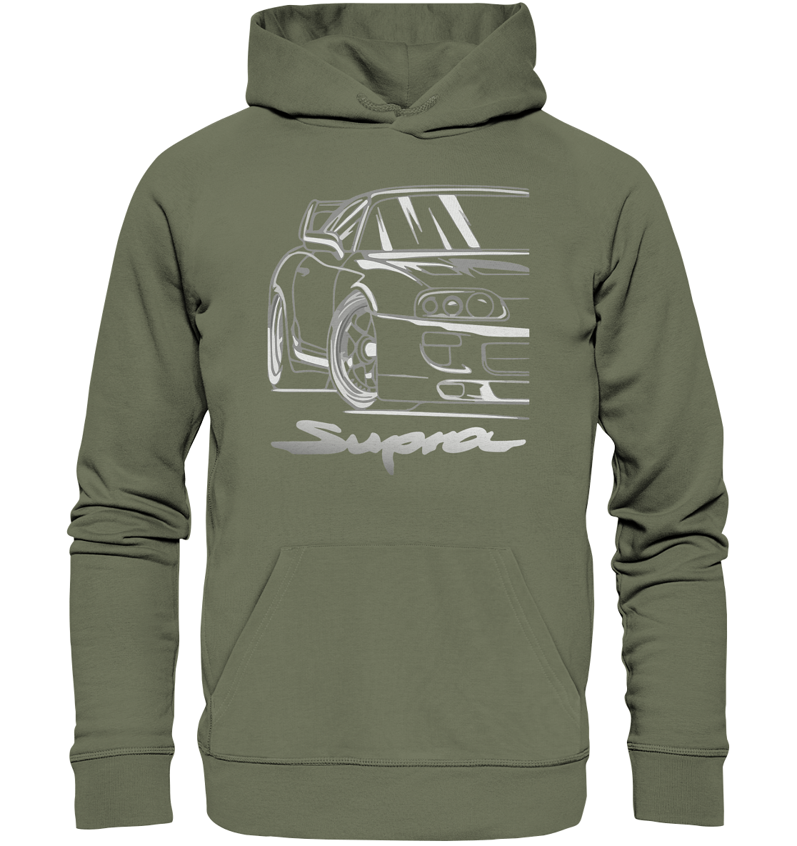 Supra MK4 Front - Premium Unisex Hoodie - MotoMerch.de