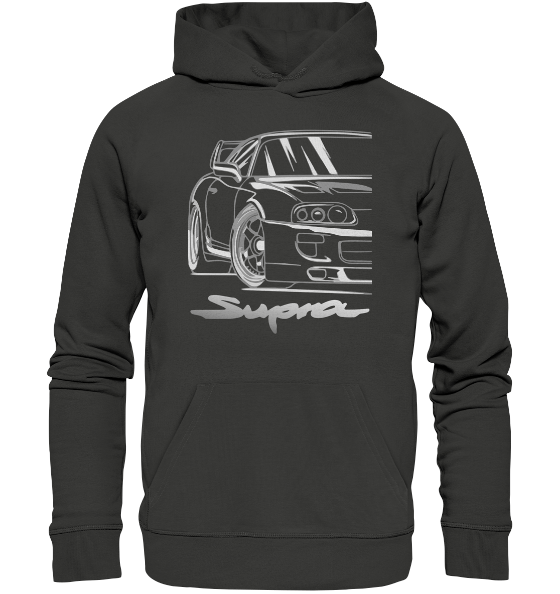 Supra MK4 Front - Premium Unisex Hoodie - MotoMerch.de