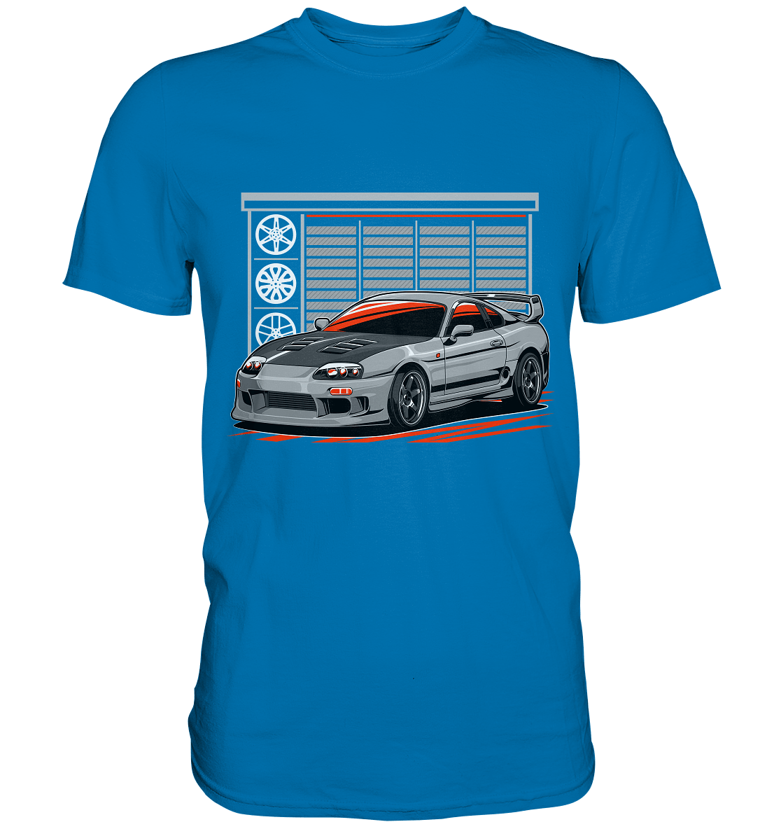 Supra MK4 Garage - Premium Shirt - MotoMerch.de