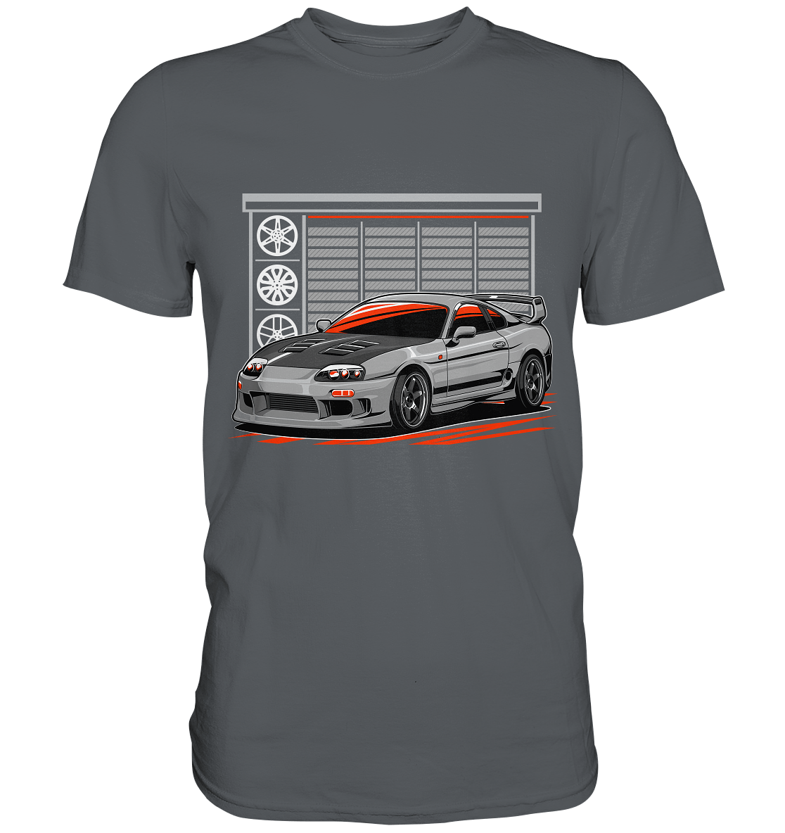Supra MK4 Garage - Premium Shirt - MotoMerch.de