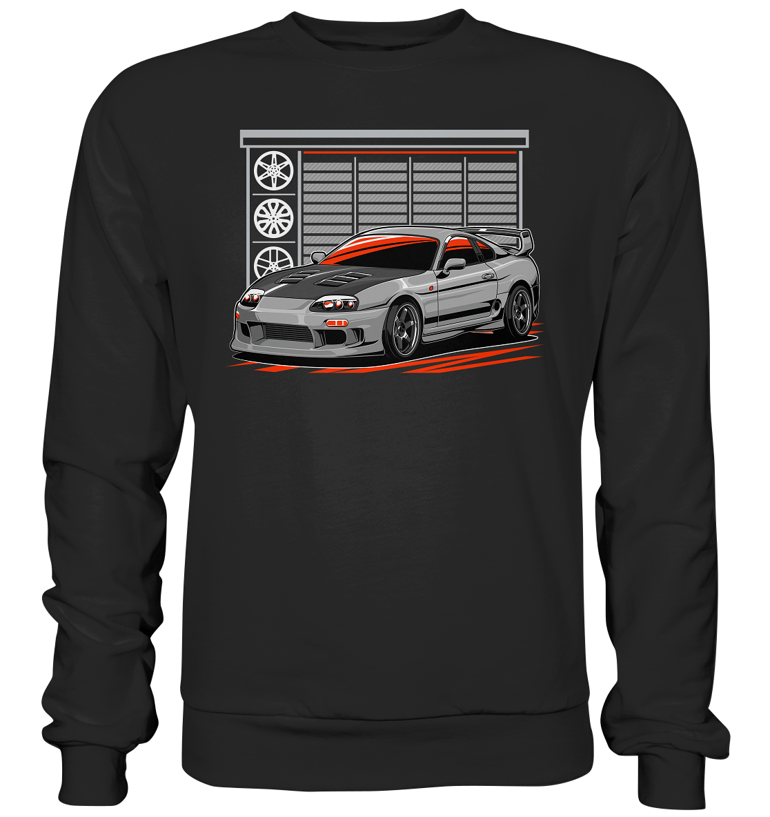 Supra MK4 Garage - Premium Sweatshirt - MotoMerch.de