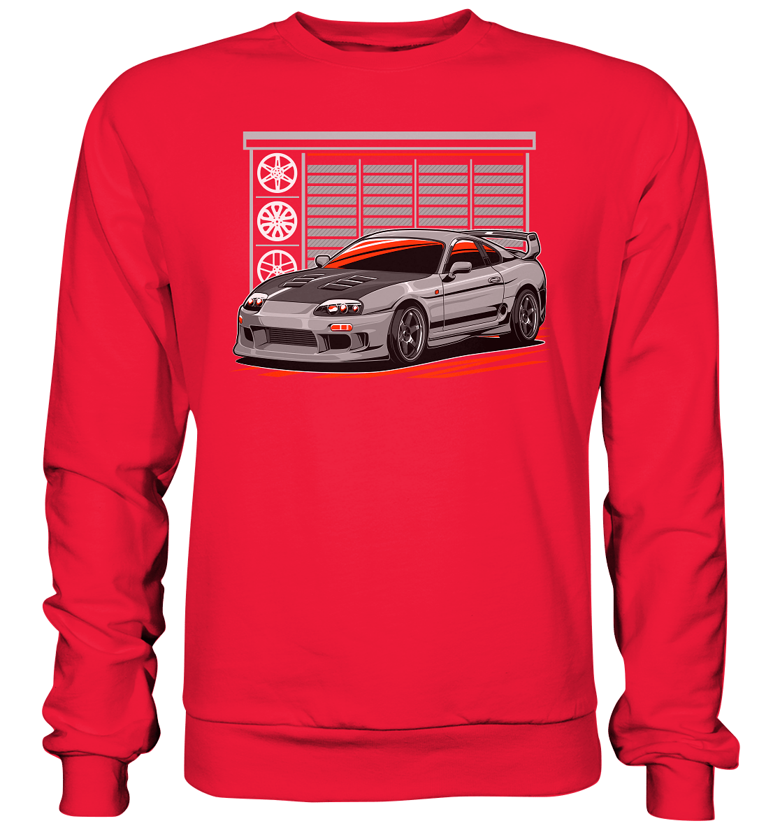 Supra MK4 Garage - Premium Sweatshirt - MotoMerch.de