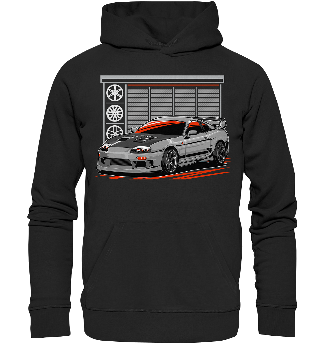 Supra MK4 Garage - Premium Unisex Hoodie - MotoMerch.de