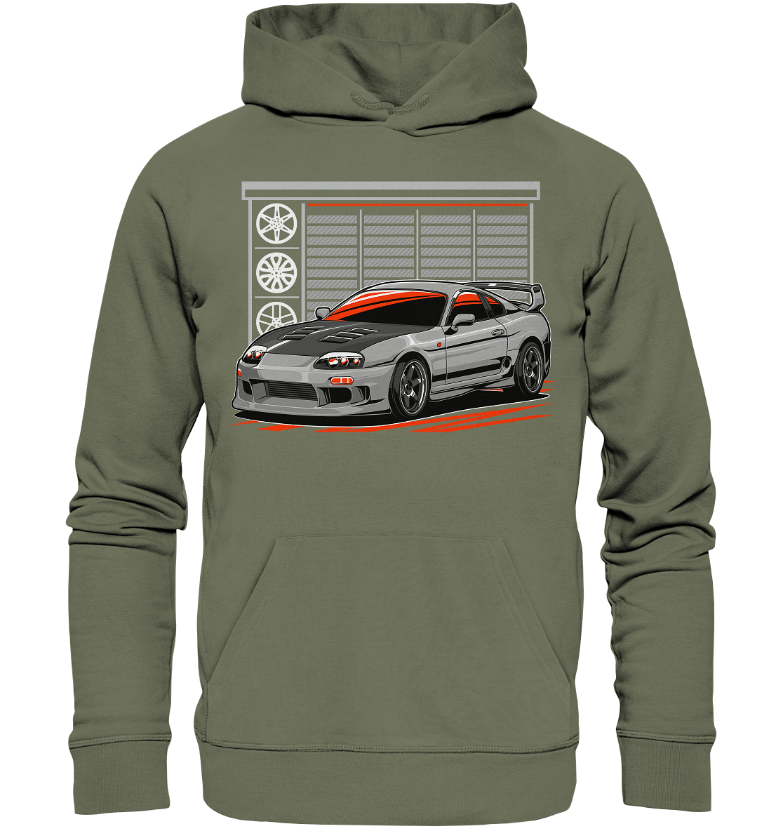 Supra MK4 Garage - Premium Unisex Hoodie - MotoMerch.de