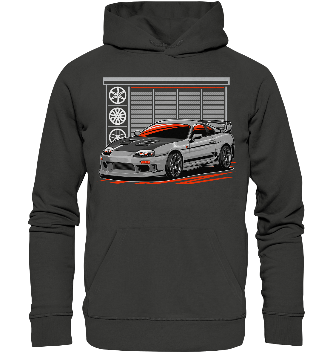 Supra MK4 Garage - Premium Unisex Hoodie - MotoMerch.de